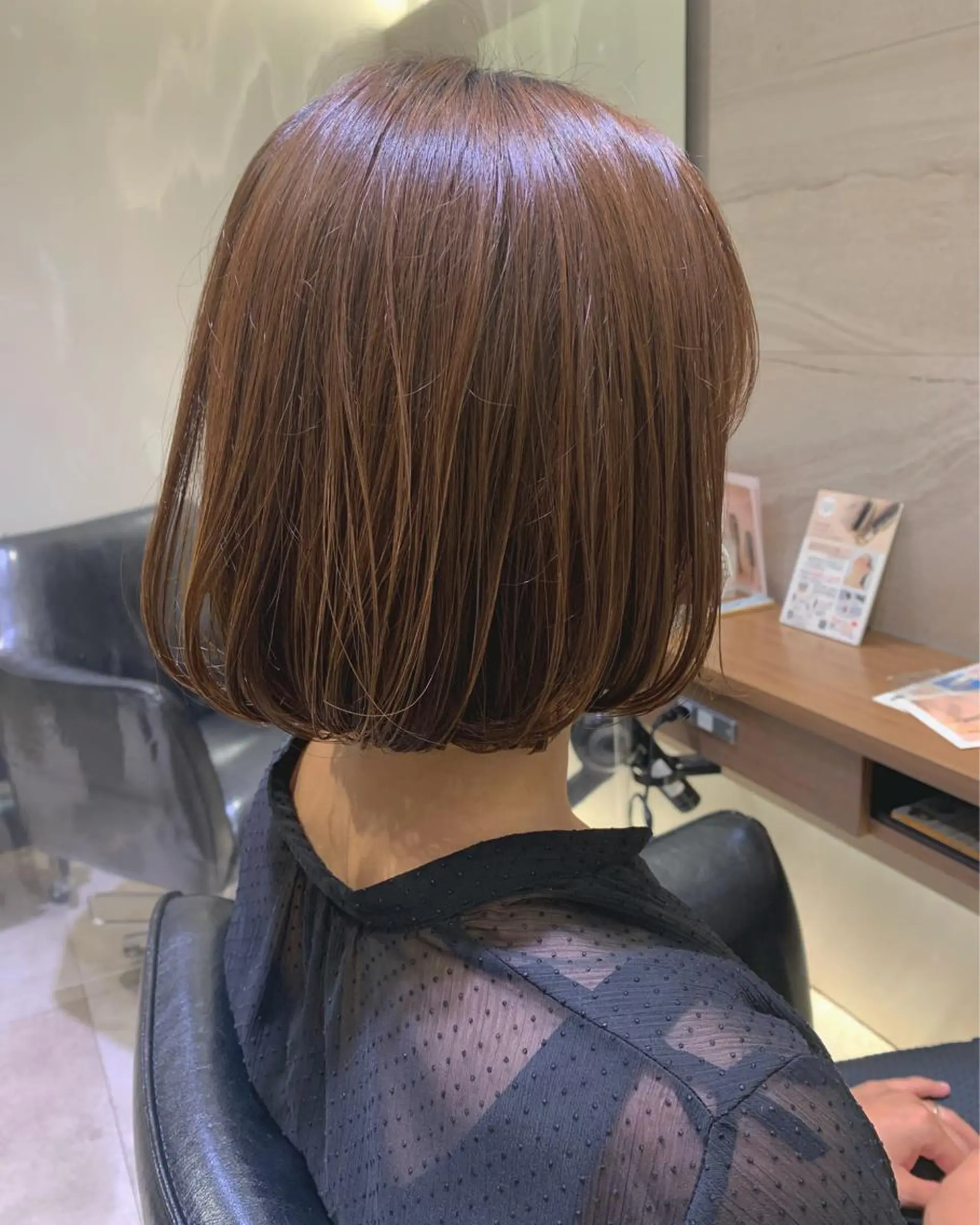 ミディアム カラー 🫧韓国ヘア 透明感 カラー🫧福田 楓のヘアスタイル