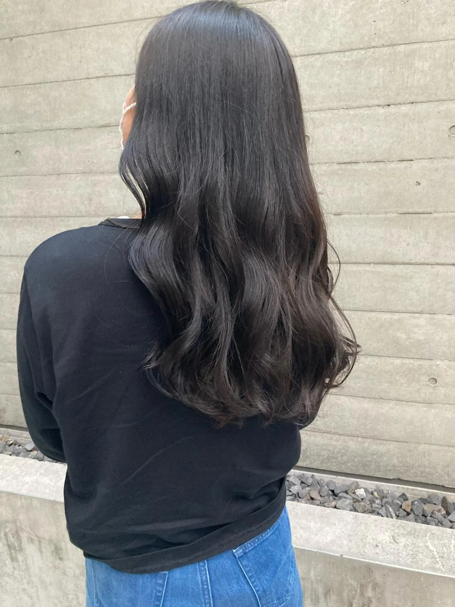 ロング カット ヘアカラー トリートメント ✨色持ちの良い艶 カラー✨蟹江真世のヘアスタイル