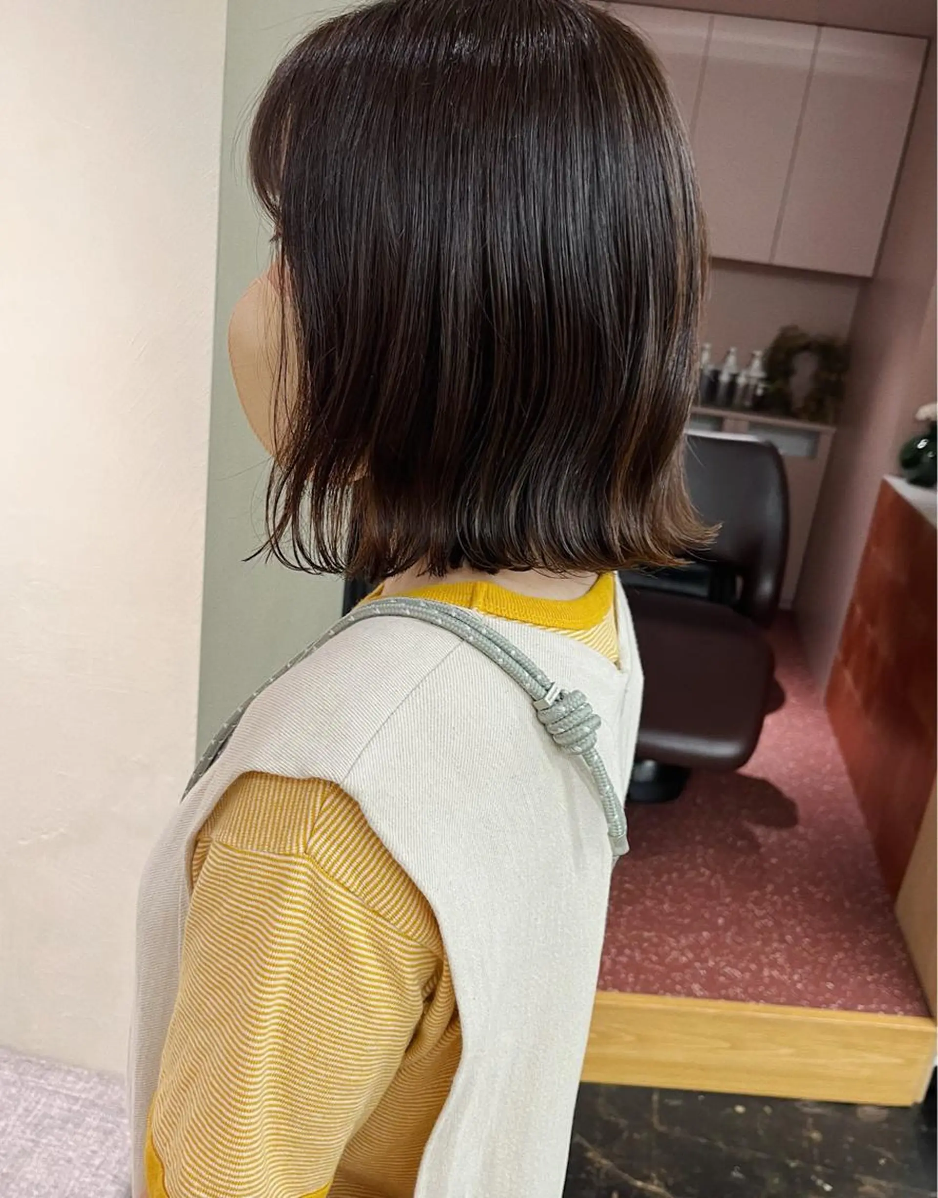 ショート 切りっぱなしボブ ボブ 西山 紗耶香🪽 透明感カラー/ボブのヘアスタイル