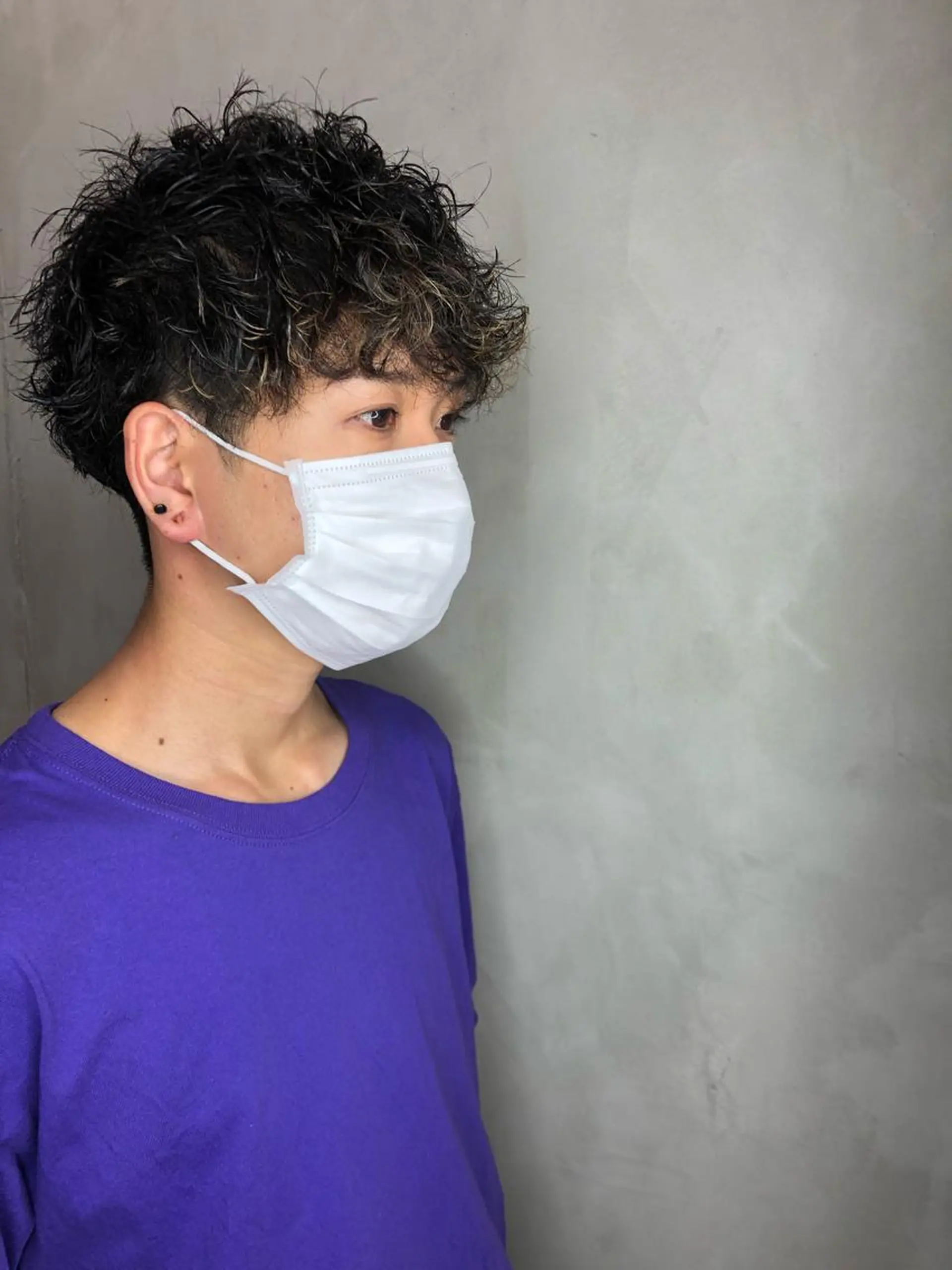 パーマ メンズ メンズパーマ mono azuのマツエク・マツパデザイン