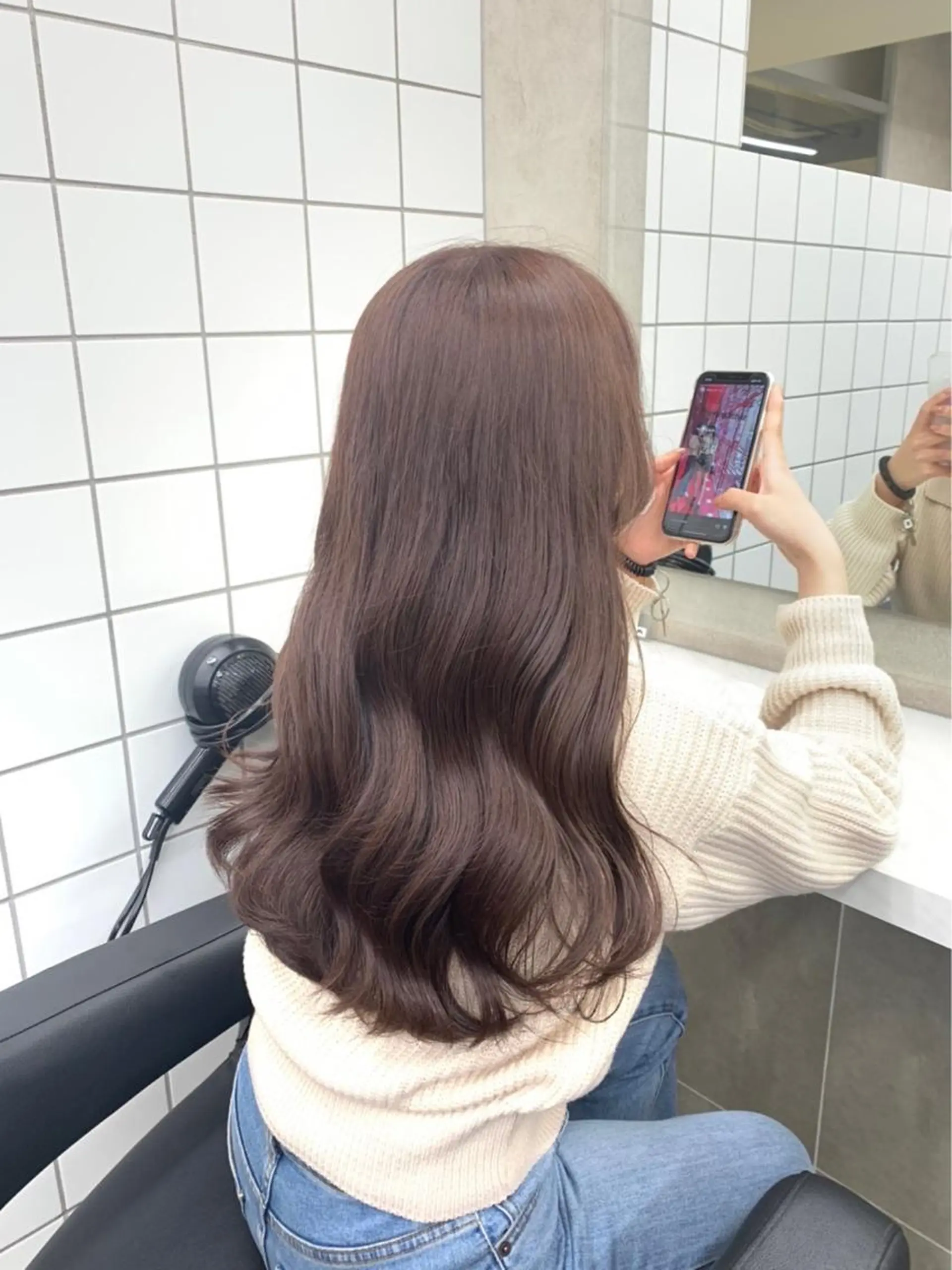 ロング カラー エクステモデル 募集💖まなみのヘアスタイル