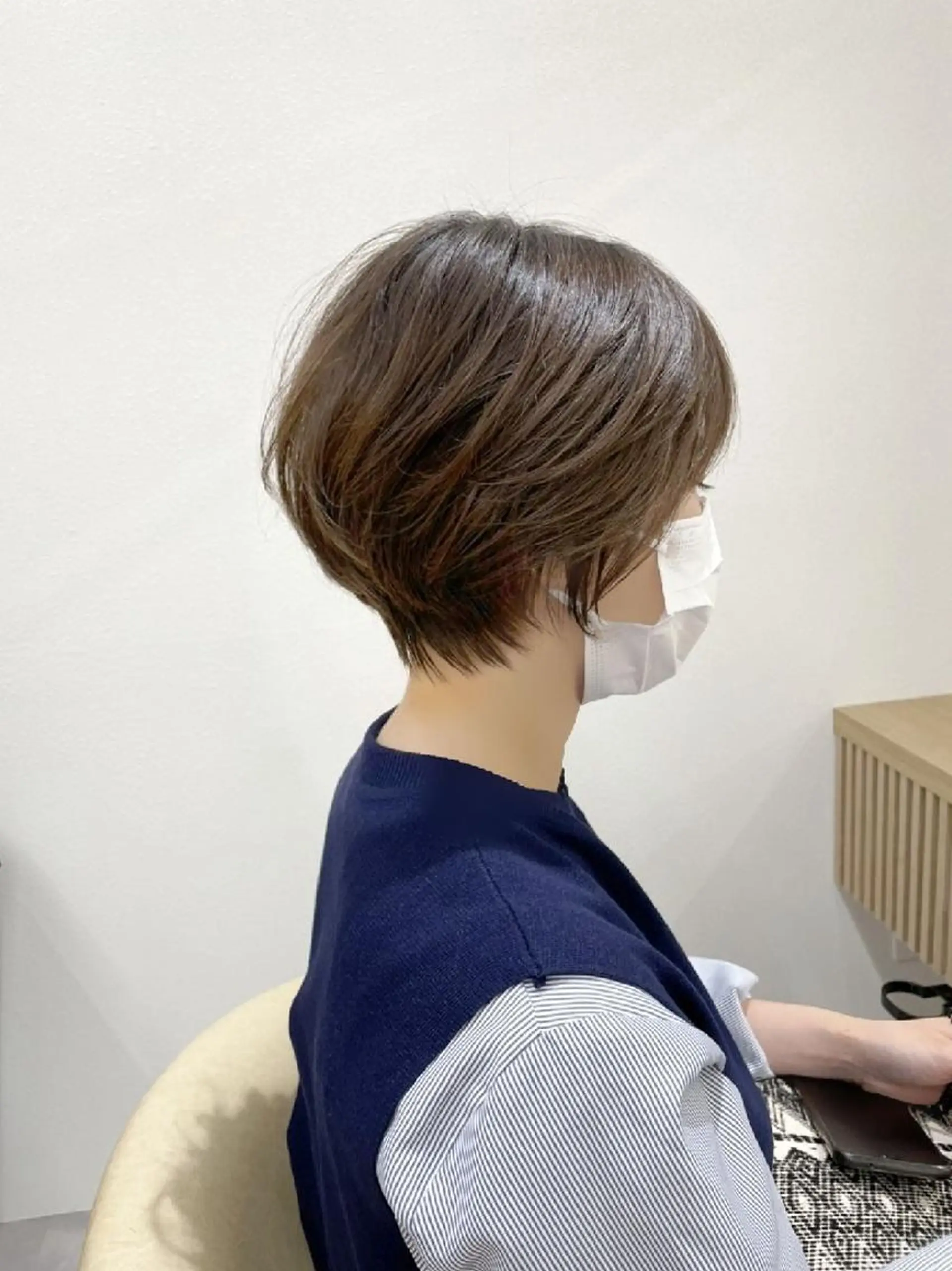 ショート ショートヘア 【似合わせ・レイヤー ・パーマ】海気のヘアスタイル