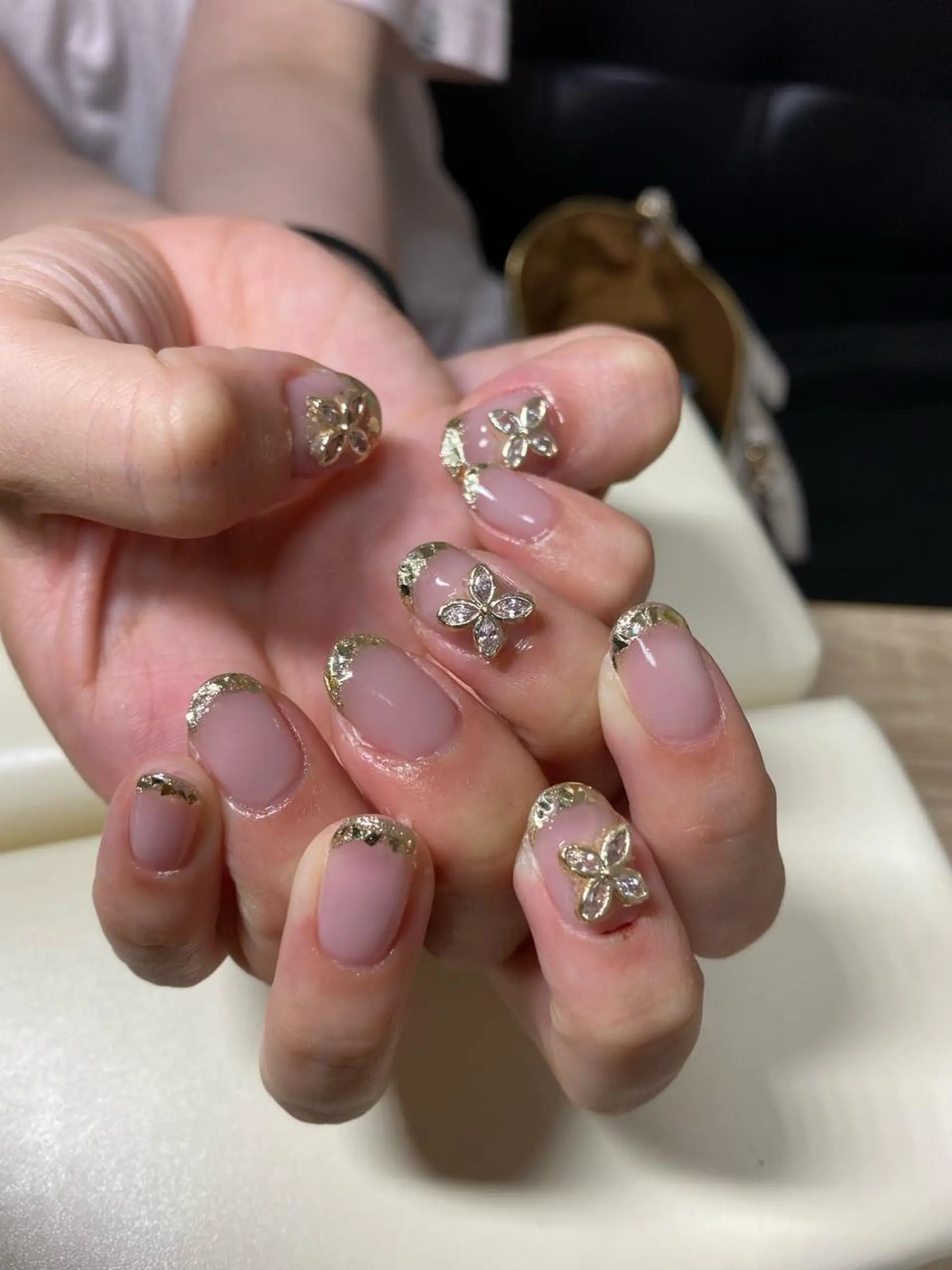 ネイル ブライダルネイル 自宅サロン FeelFreeのネイルデザイン