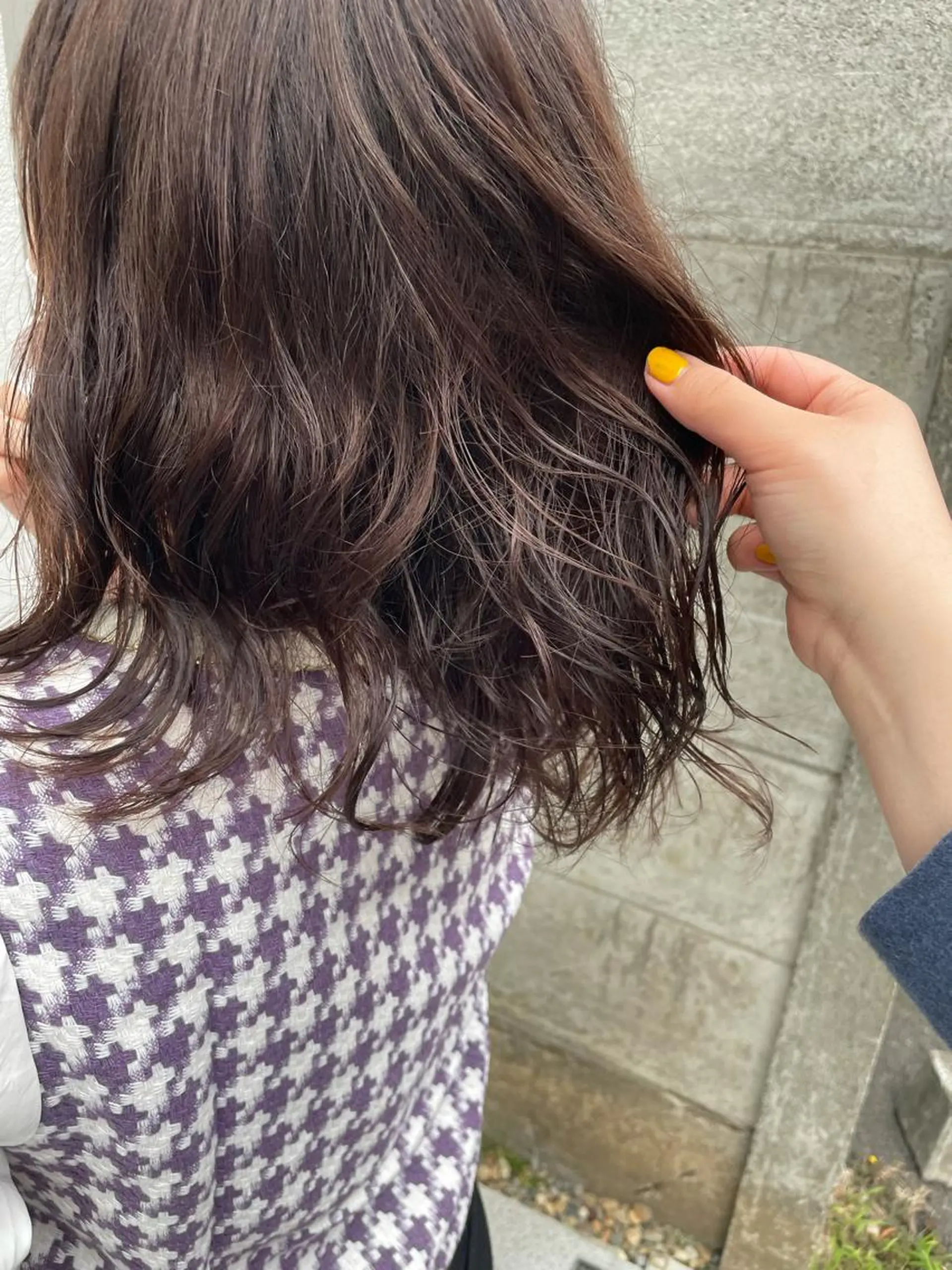 ミディアム カラー ヘアアレンジ satsuki 暖色・ブラウンカラーのヘアスタイル