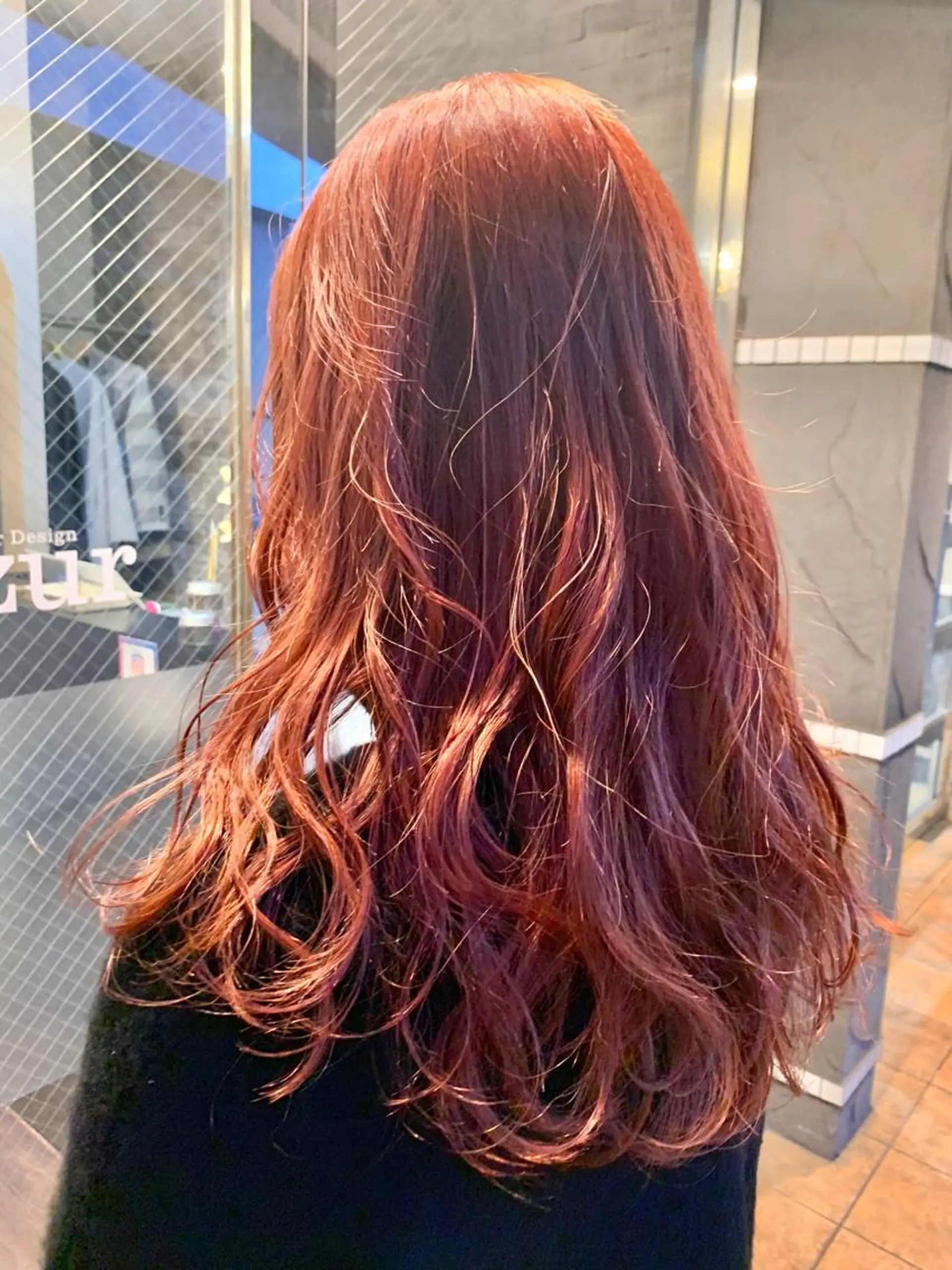 ロング カラー HairDesign Azurのヘアスタイル