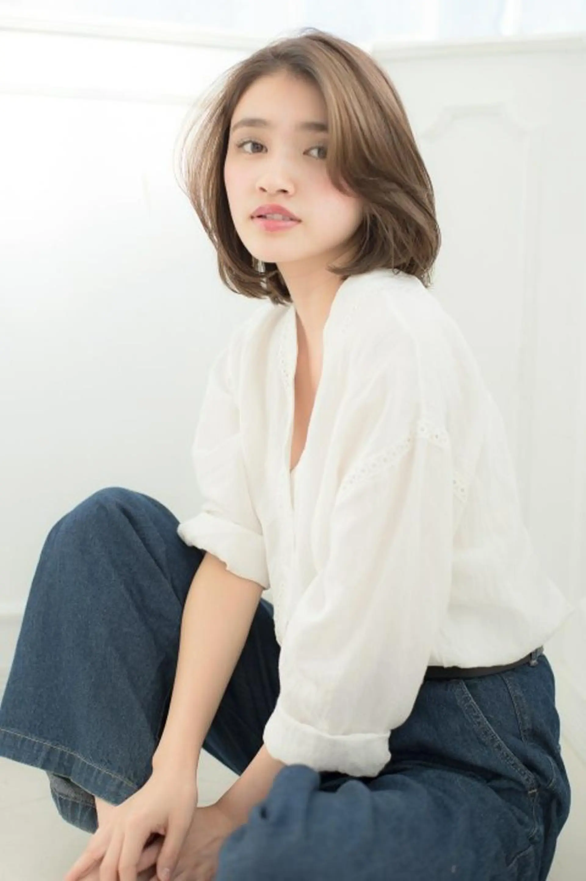 ミディアム カラー カット ヘアカラー トリートメント 🌟艶髪カラー 🌟サイトウのヘアスタイル