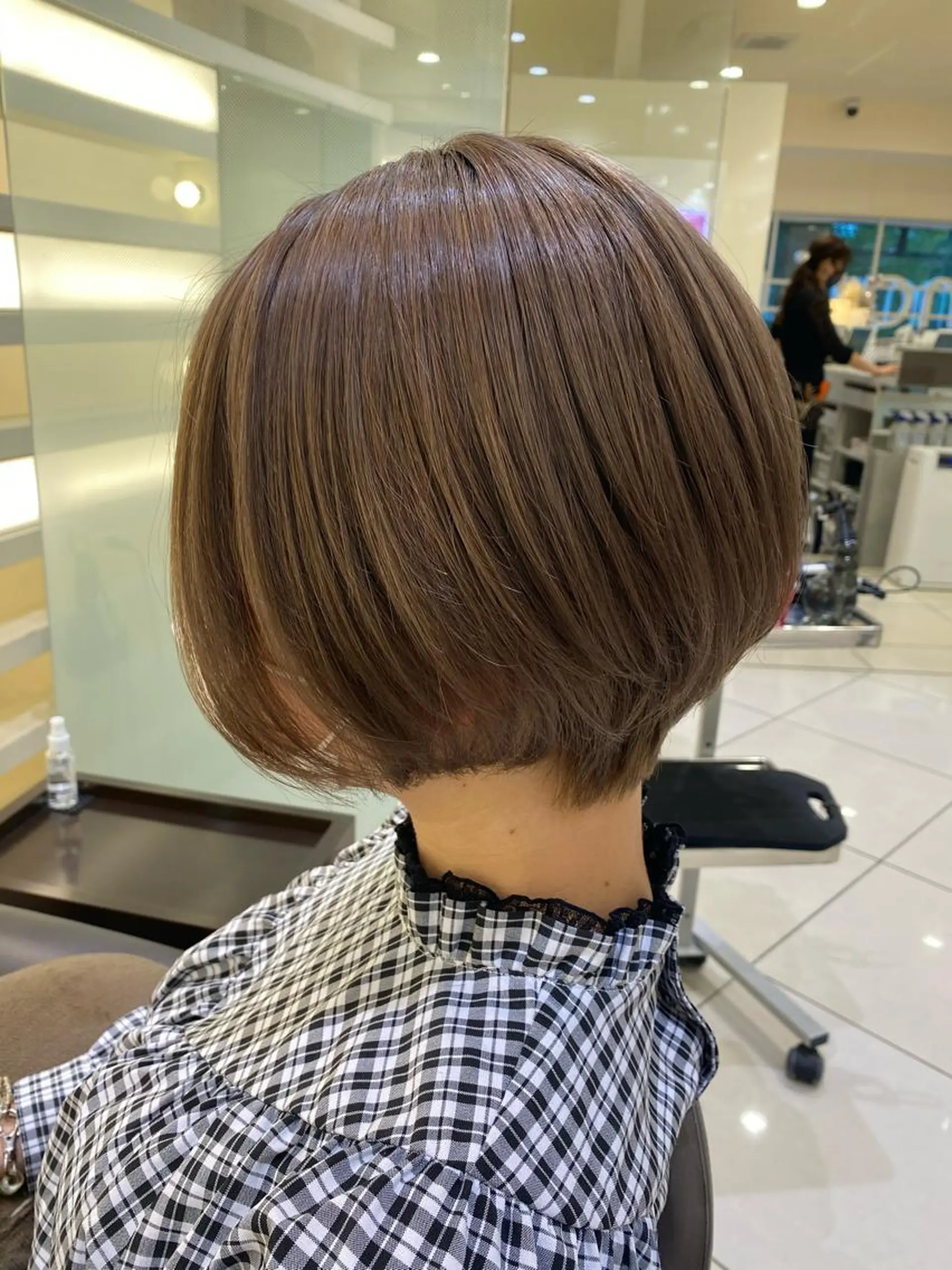 ショート カラー 銀座メンズ専門🖤 小島奈々のヘアスタイル