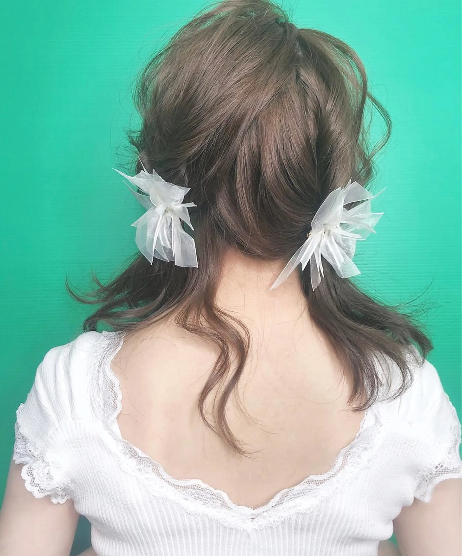 セミロング ヘアアレンジ ヘアセット omocha hair salon所属・大嶋 伸吾のヘアスタイル