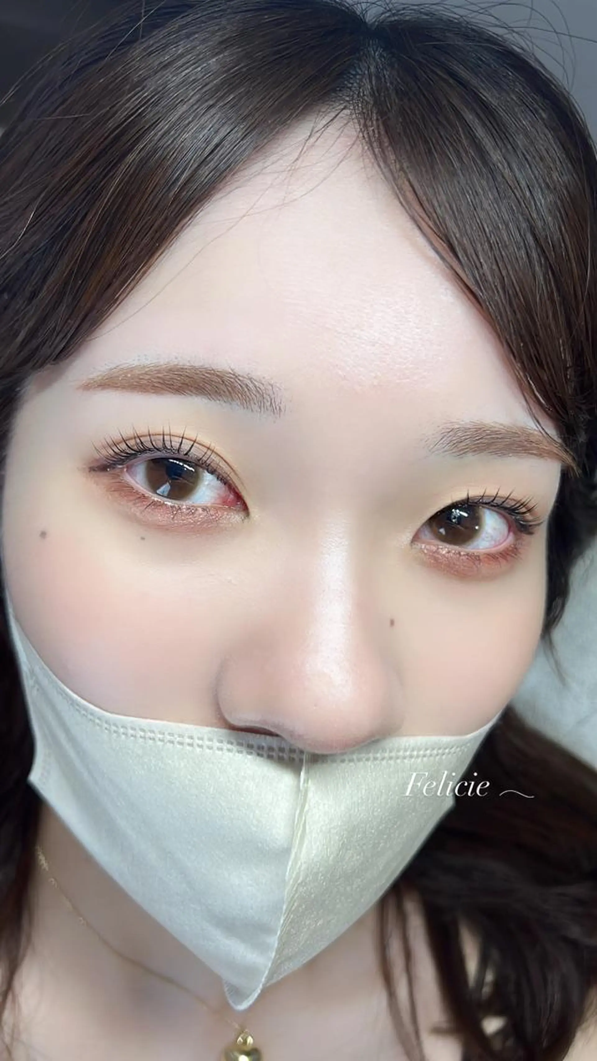 マツエク・マツパ パリジェンヌラッシュリフト マツパ Felicie＊ Sayakaのマツエク・マツパデザイン