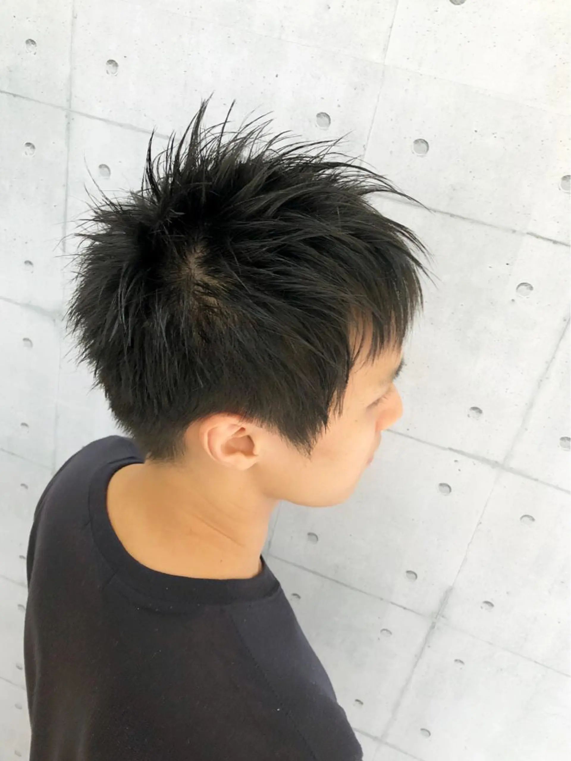 メンズ スパイキーショート カット 北脇 健治のヘアスタイル