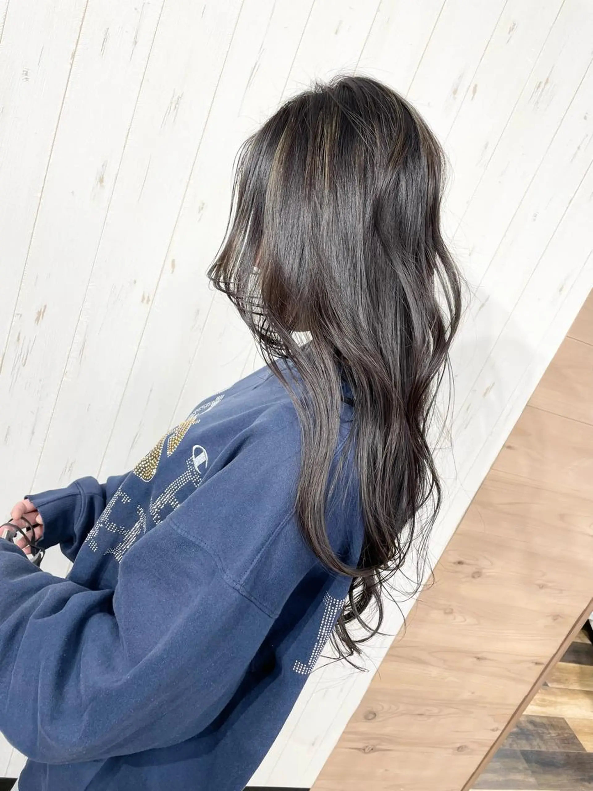 ロング 外国人風カラー ハイライト 韓国風ヘア レイヤーカット ヘアカラー AN'TIA小作所属・AN'TIA小作代表 ⭐︎kazuma⭐︎のヘアスタイル