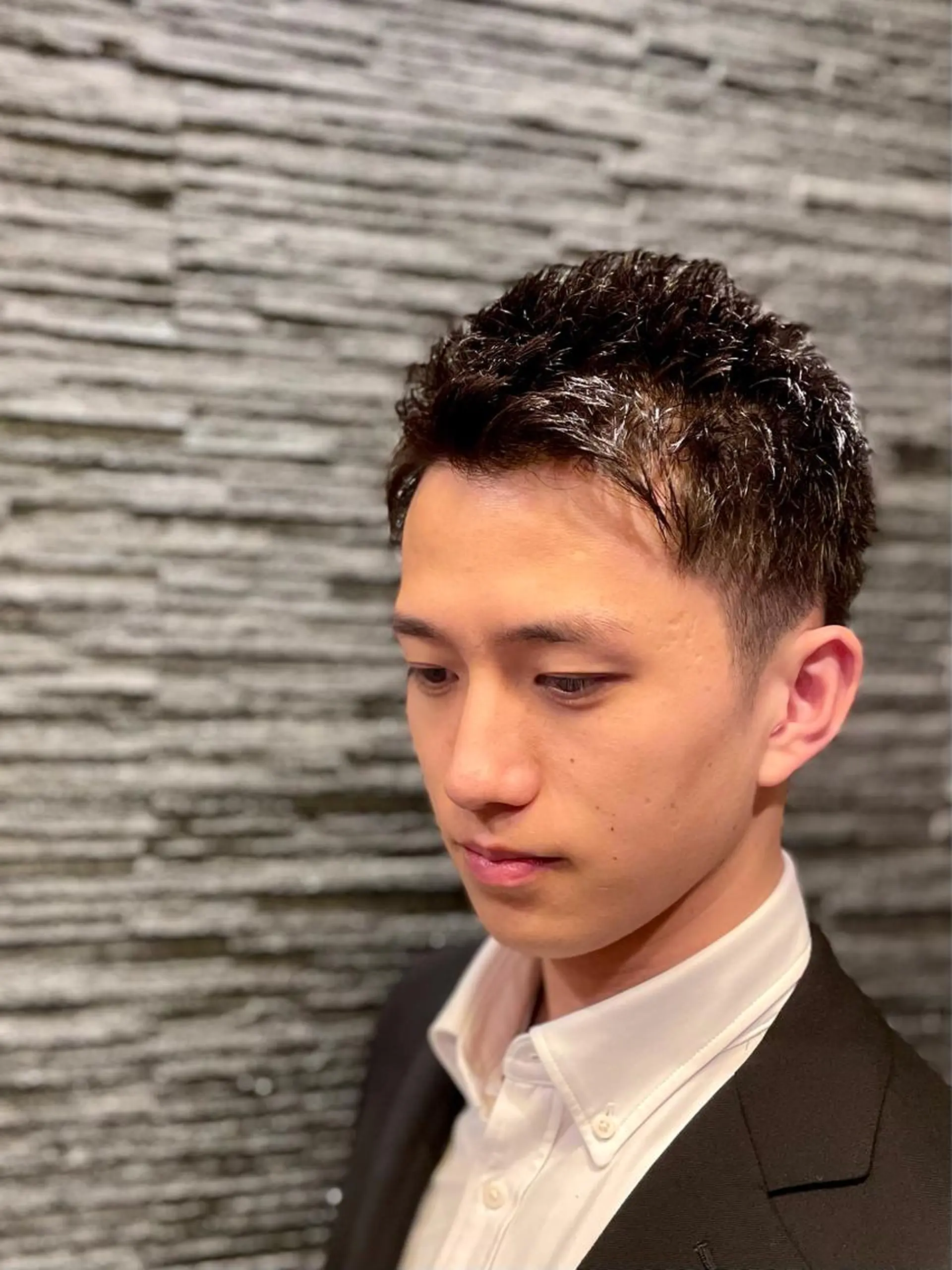 ショート メンズ プレミアムバーバー赤坂所属・野川 純麗のヘアスタイル