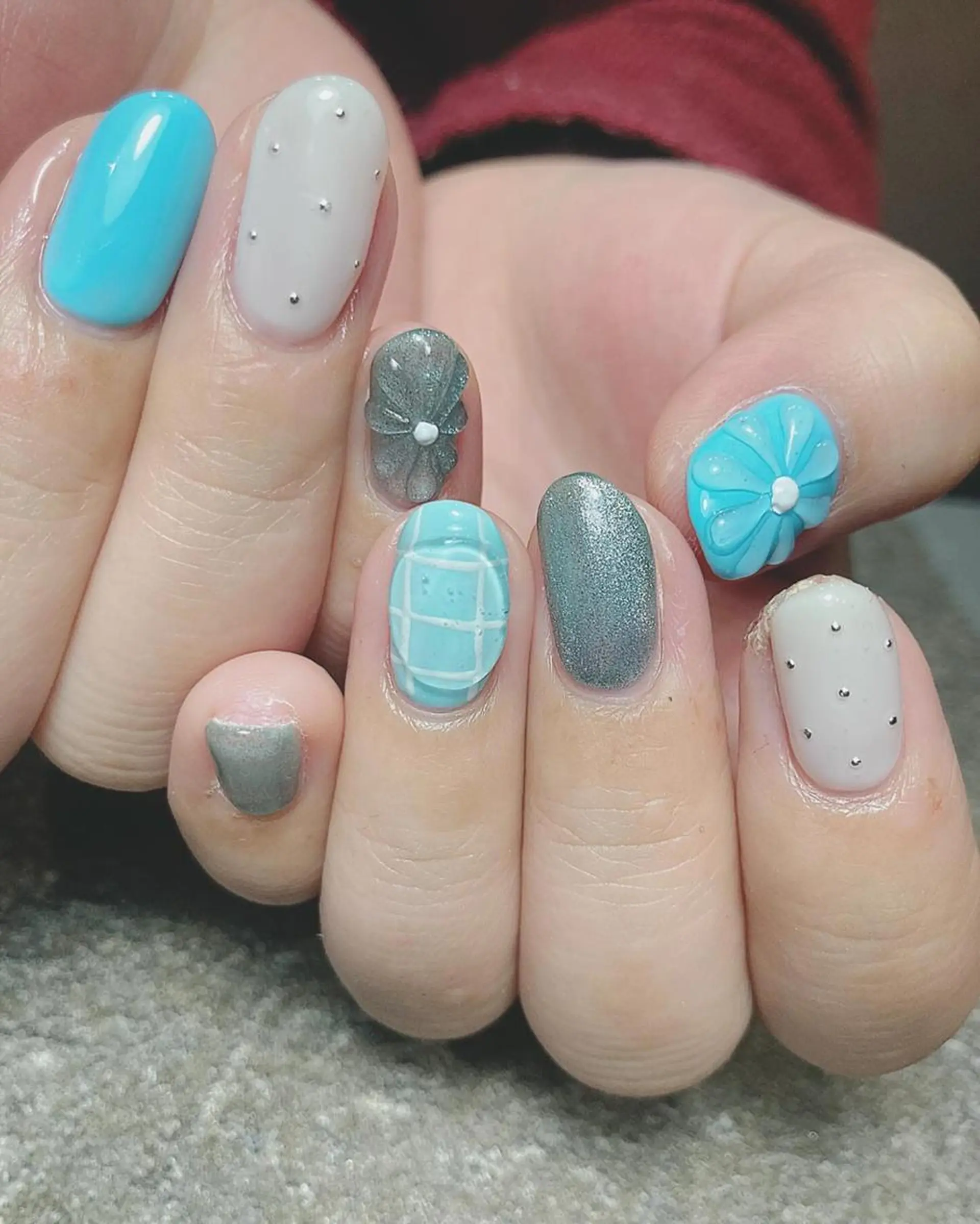 ネイル アートネイル グラデーション 持ち込み ワンカラーネイル ハンドネイル Am:nail 柏 SUE（スゥ）のネイルデザイン