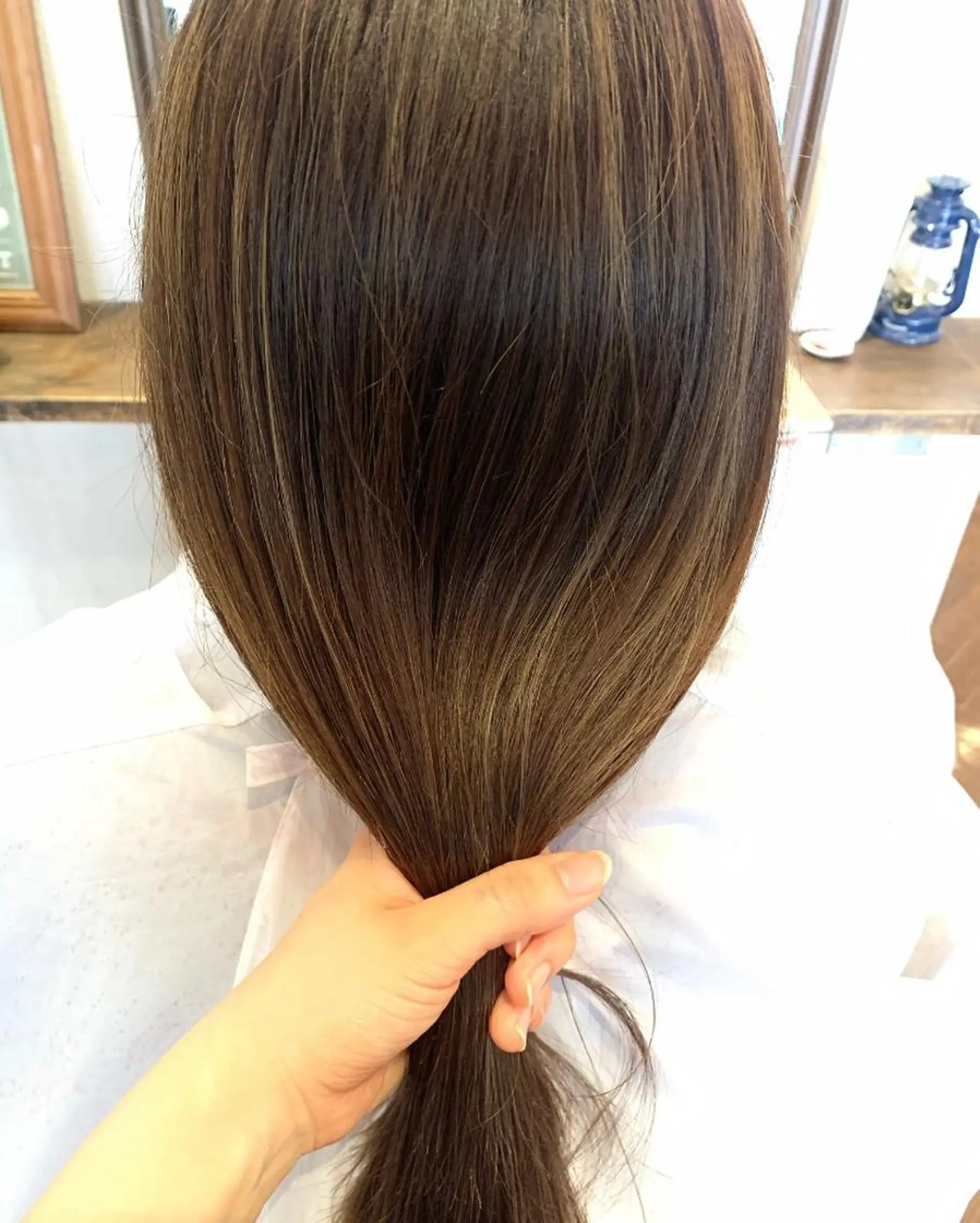 ロング ヘアカラー ゆうき あすかのヘアスタイル