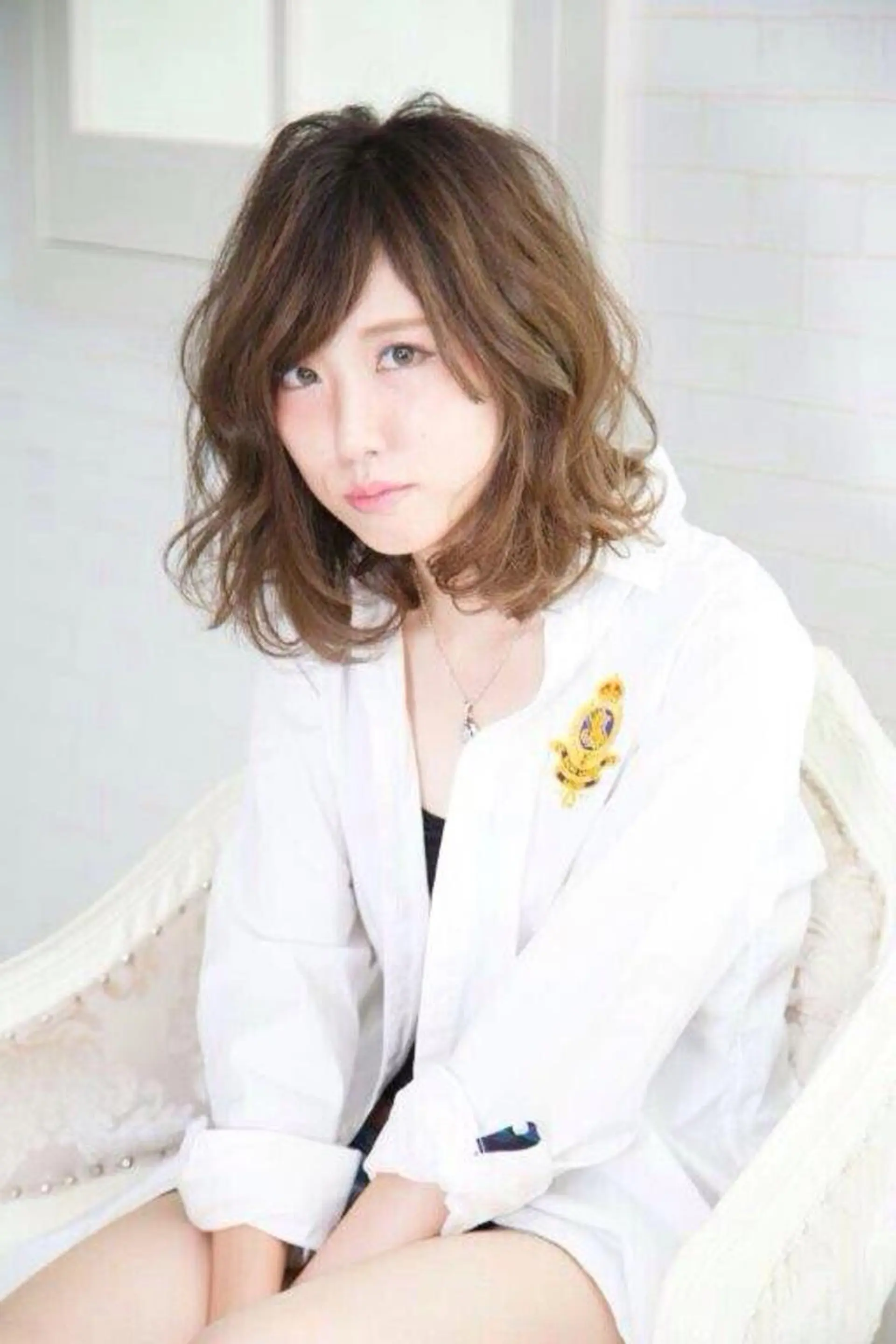 ミディアム カラー 髪質改善/美髪矯正 マネージャー福永のヘアスタイル