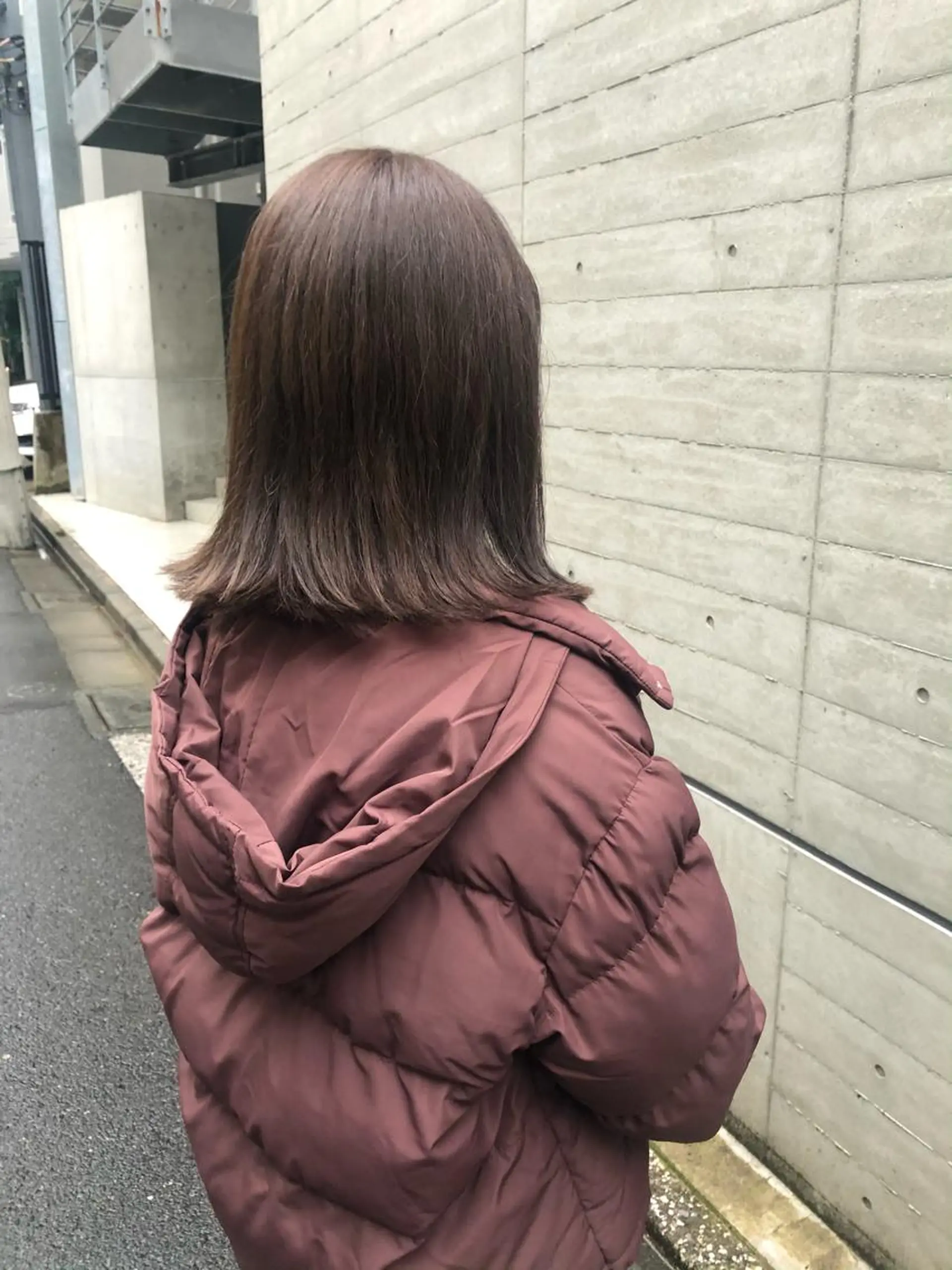 ミディアム ✨色持ちの良い艶 カラー✨蟹江真世のヘアスタイル