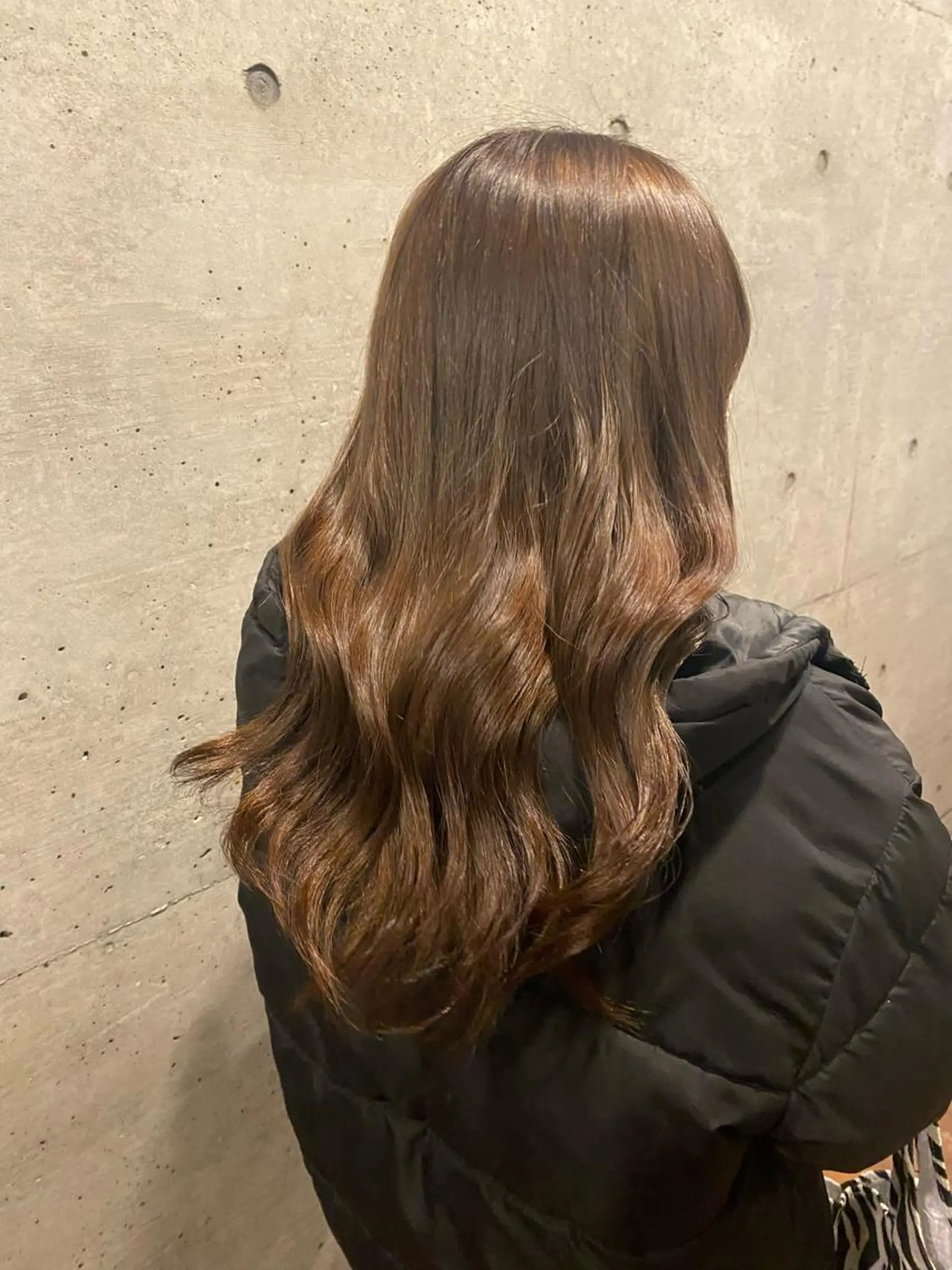 ロング カラー ヘアカラー トリートメント 後藤紗英/髪質改善 /オリーブベージュのヘアスタイル