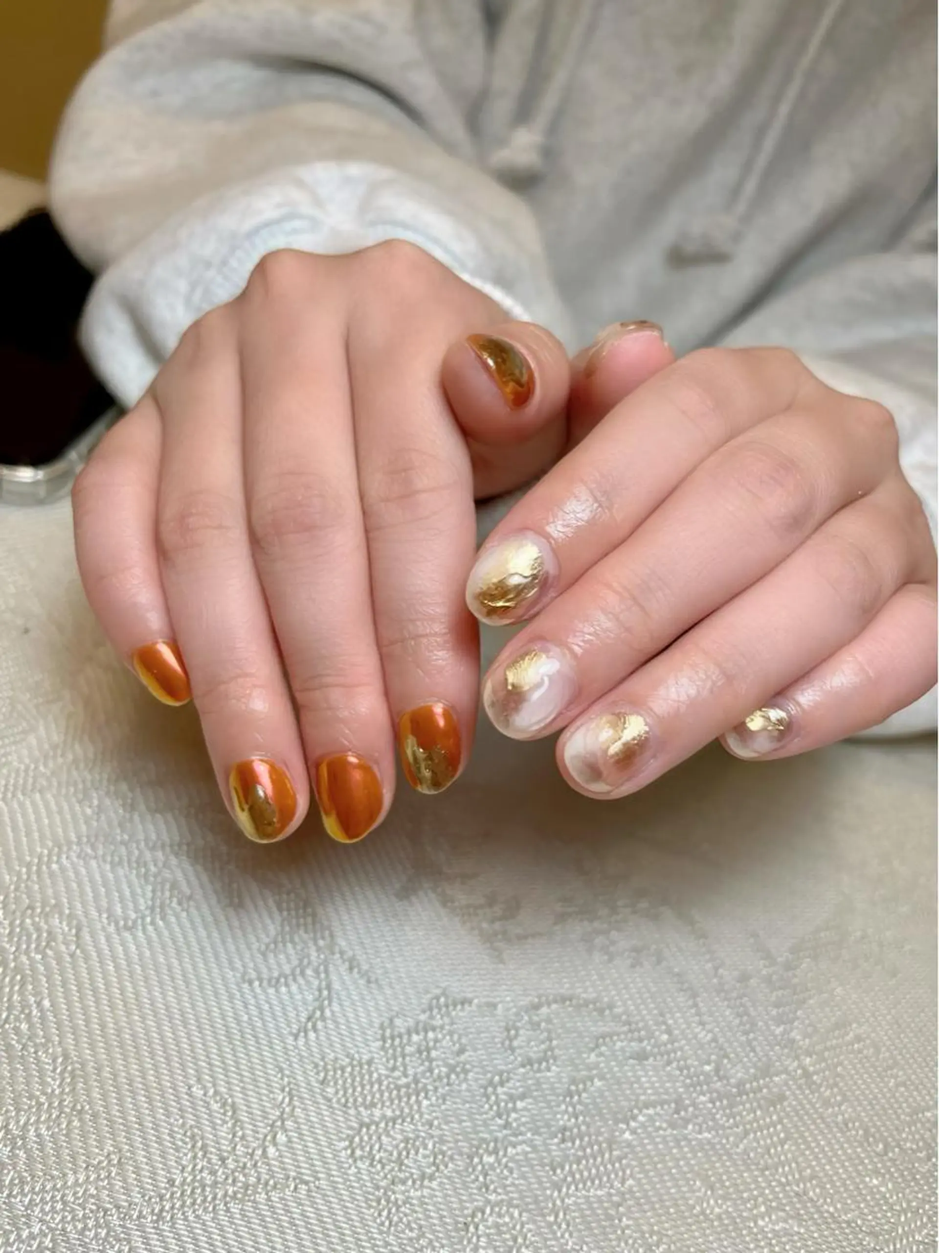 ネイル 持ち込み ニュアンスネイル ハンドネイル A.sister所属・nail salon 《A.sister》のネイルデザイン