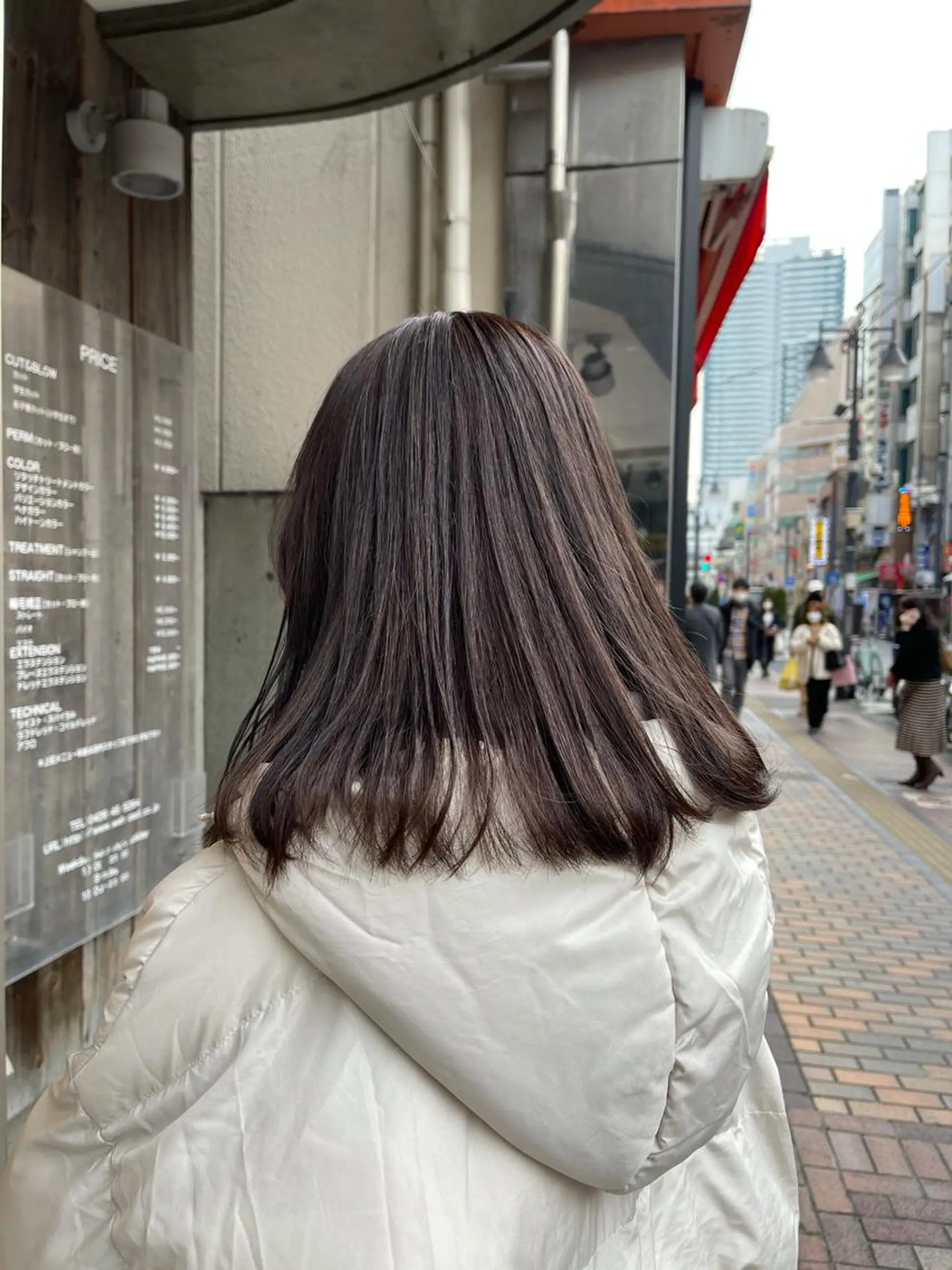 カラー ブラウンカラー ヘアカラー ユナ🌙 nailのネイルデザイン