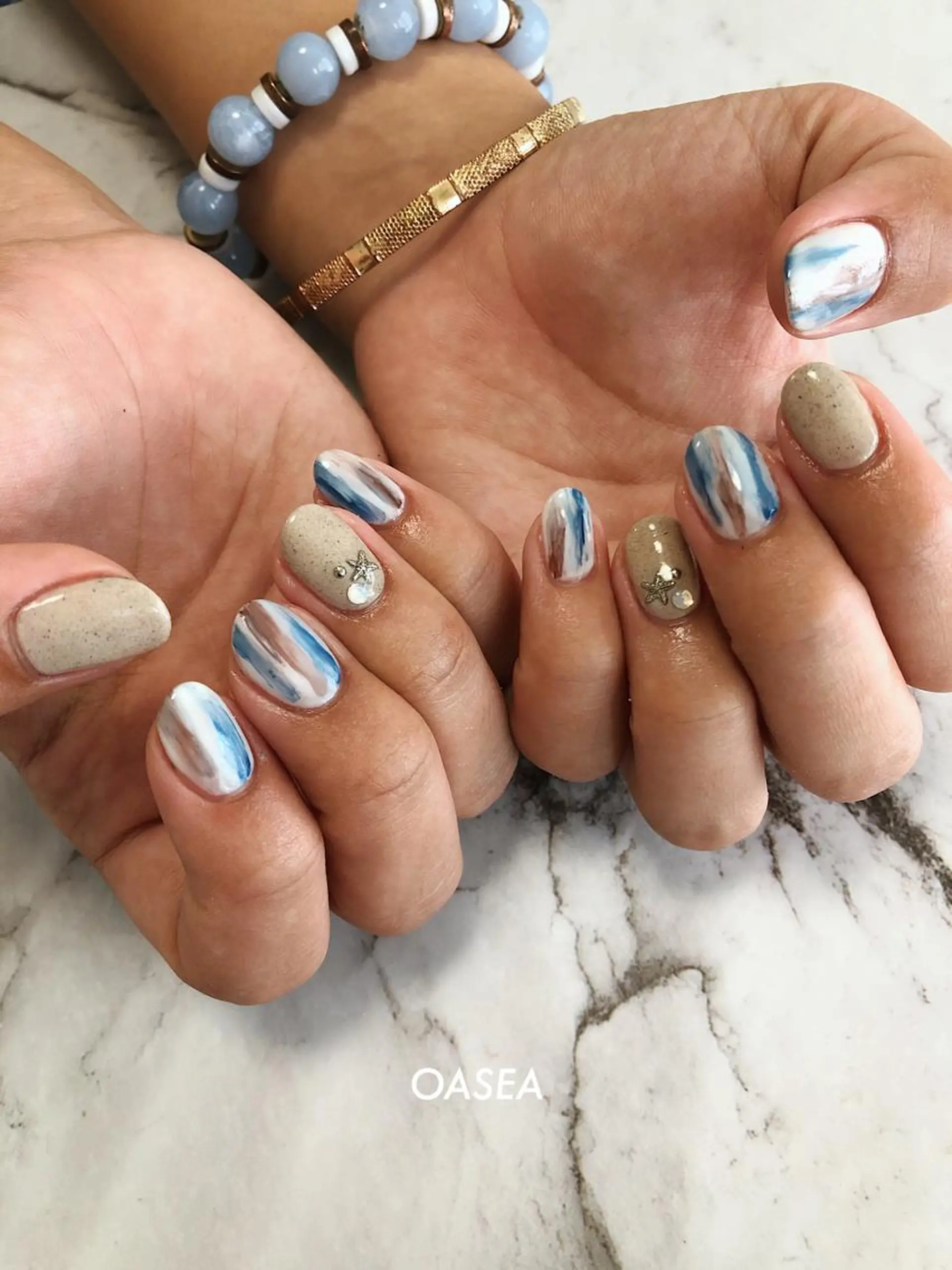 ネイル ハンドネイル 🌞💜 KAORI 🌴のネイルデザイン