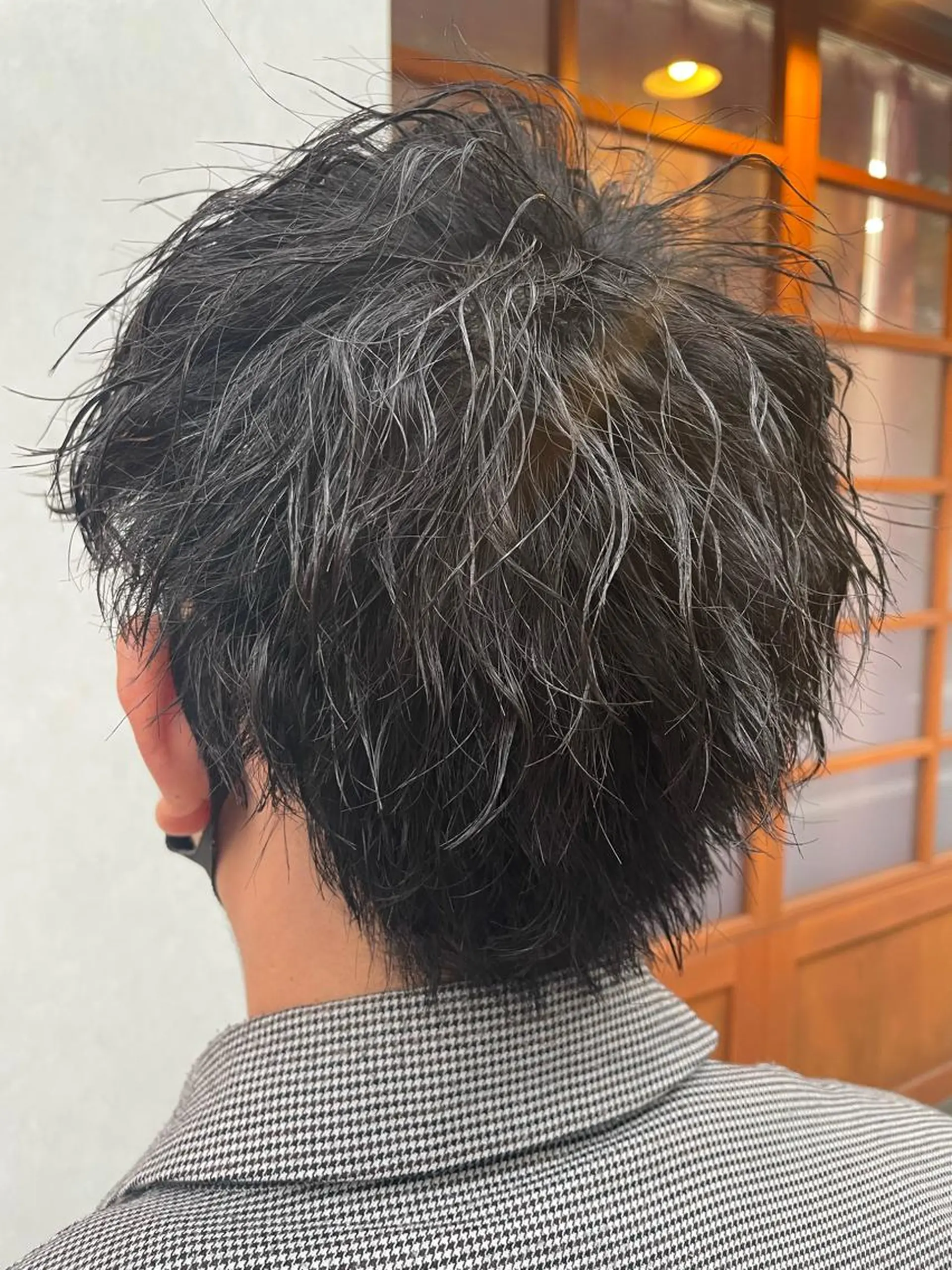 ショート パーマ メンズ カット パーマ トリートメント ヘッドスパ 【店長】 草間大輔のヘアスタイル