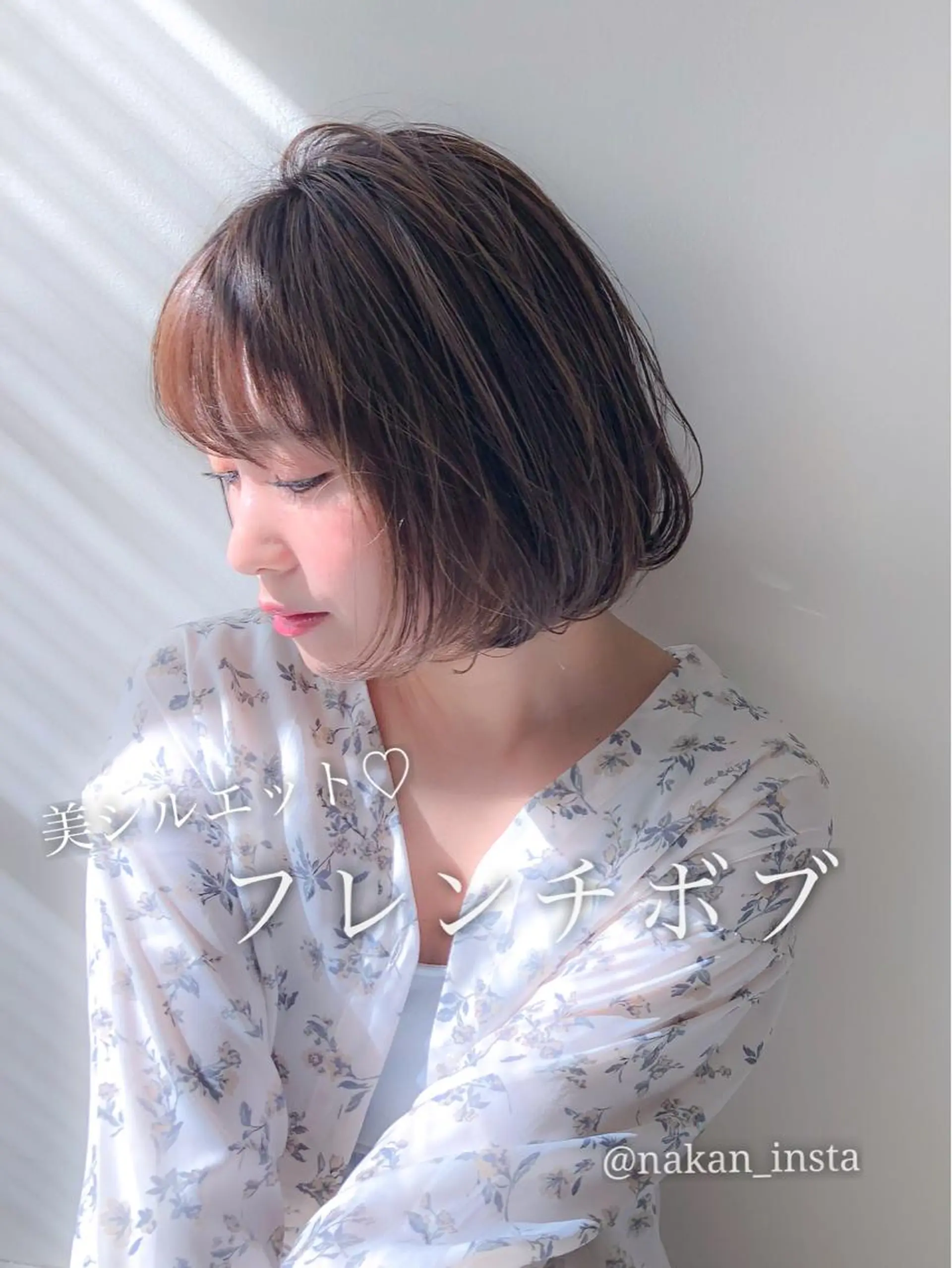 ショート カラー 顔周りレイヤー/ボブ 銀座✨中野まさひろのヘアスタイル