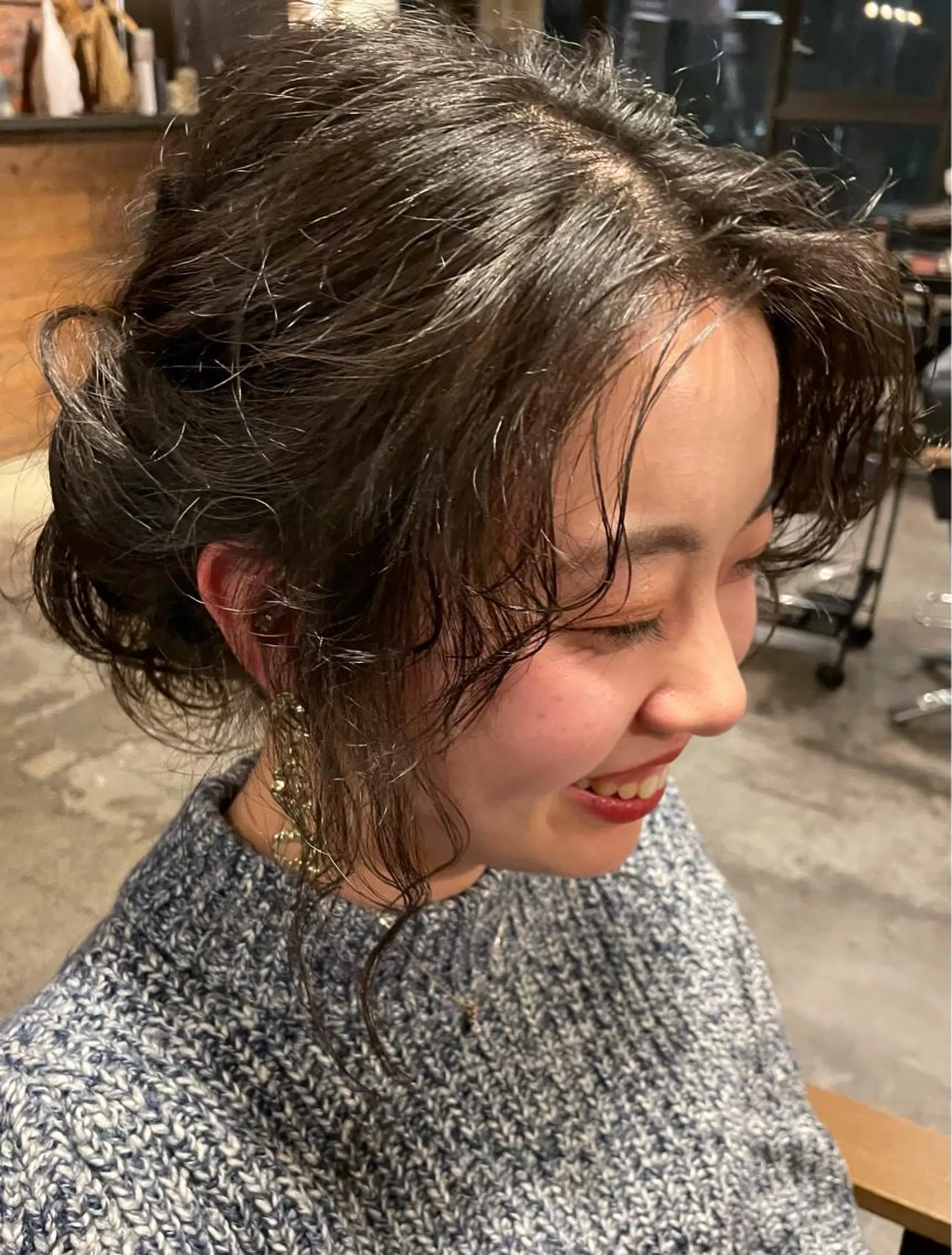 セミロング ヘアアレンジ tablier所属・北名古屋 /美容院カフェのヘアスタイル