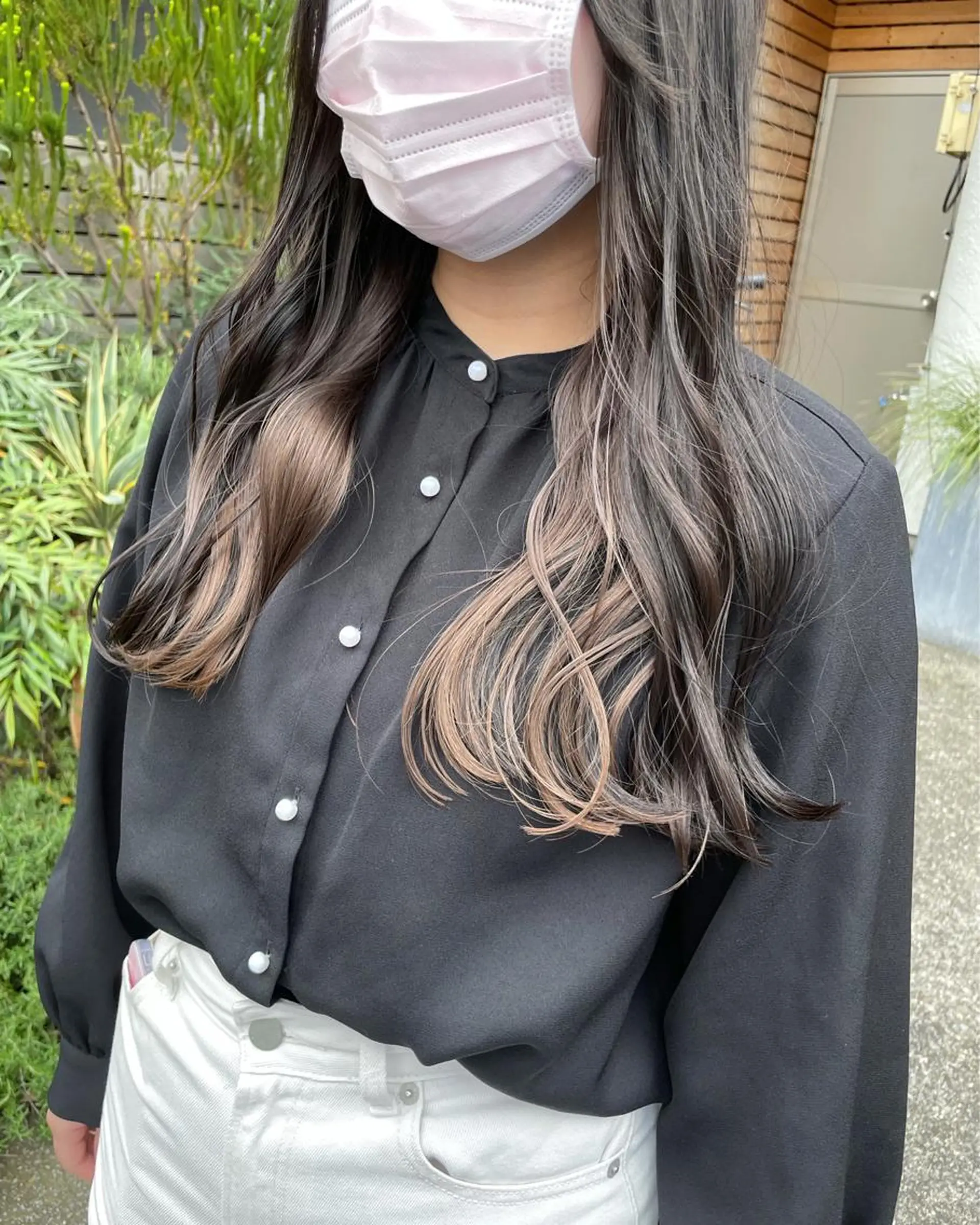 ロング カラー ベージュカラー カット ヘアカラー 五十嵐 雄毅のヘアスタイル