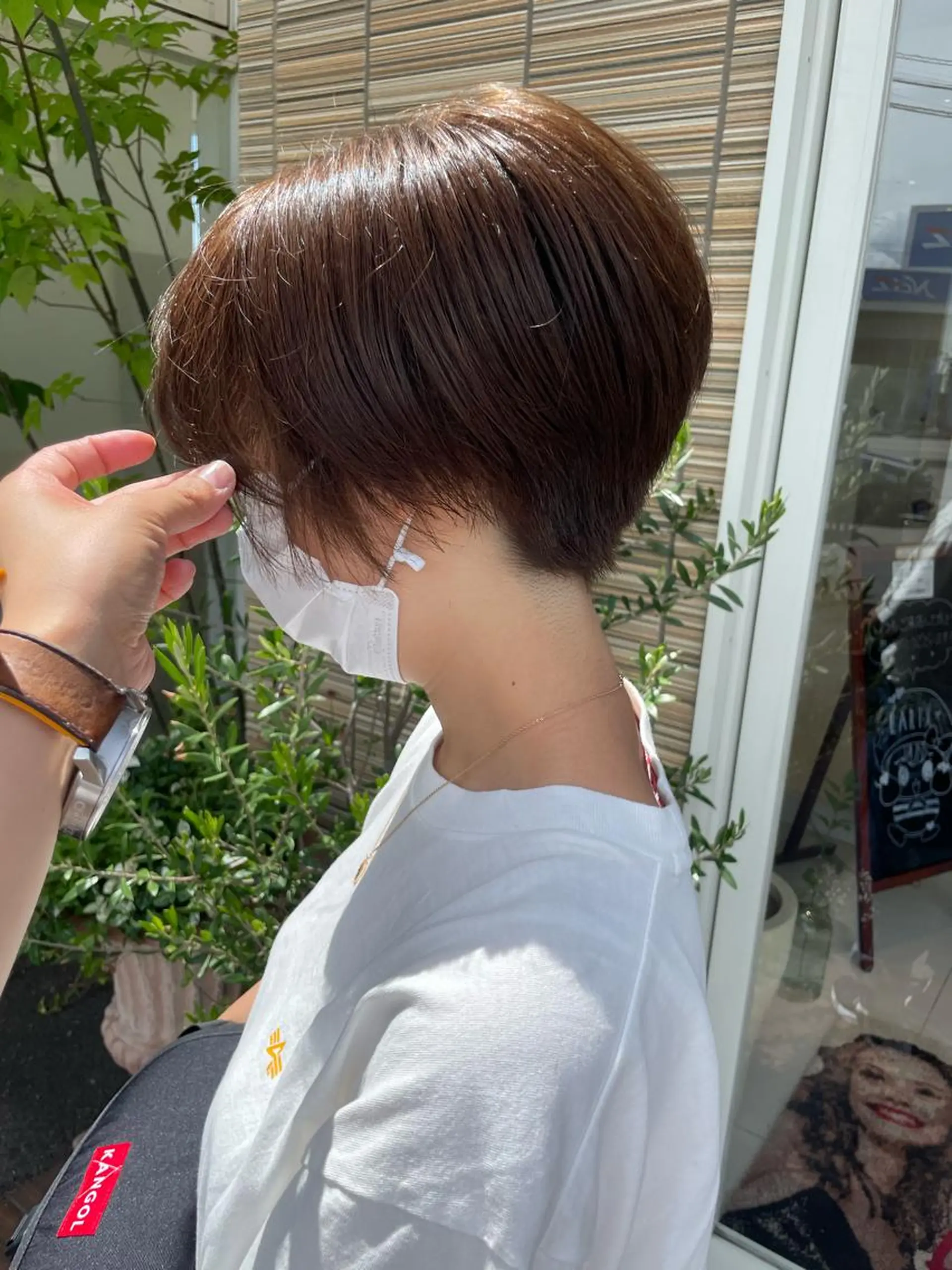 ショート カラー ショートヘア 鶴岡で縮毛矯正なら お任せ！ハヤシナオミのヘアスタイル