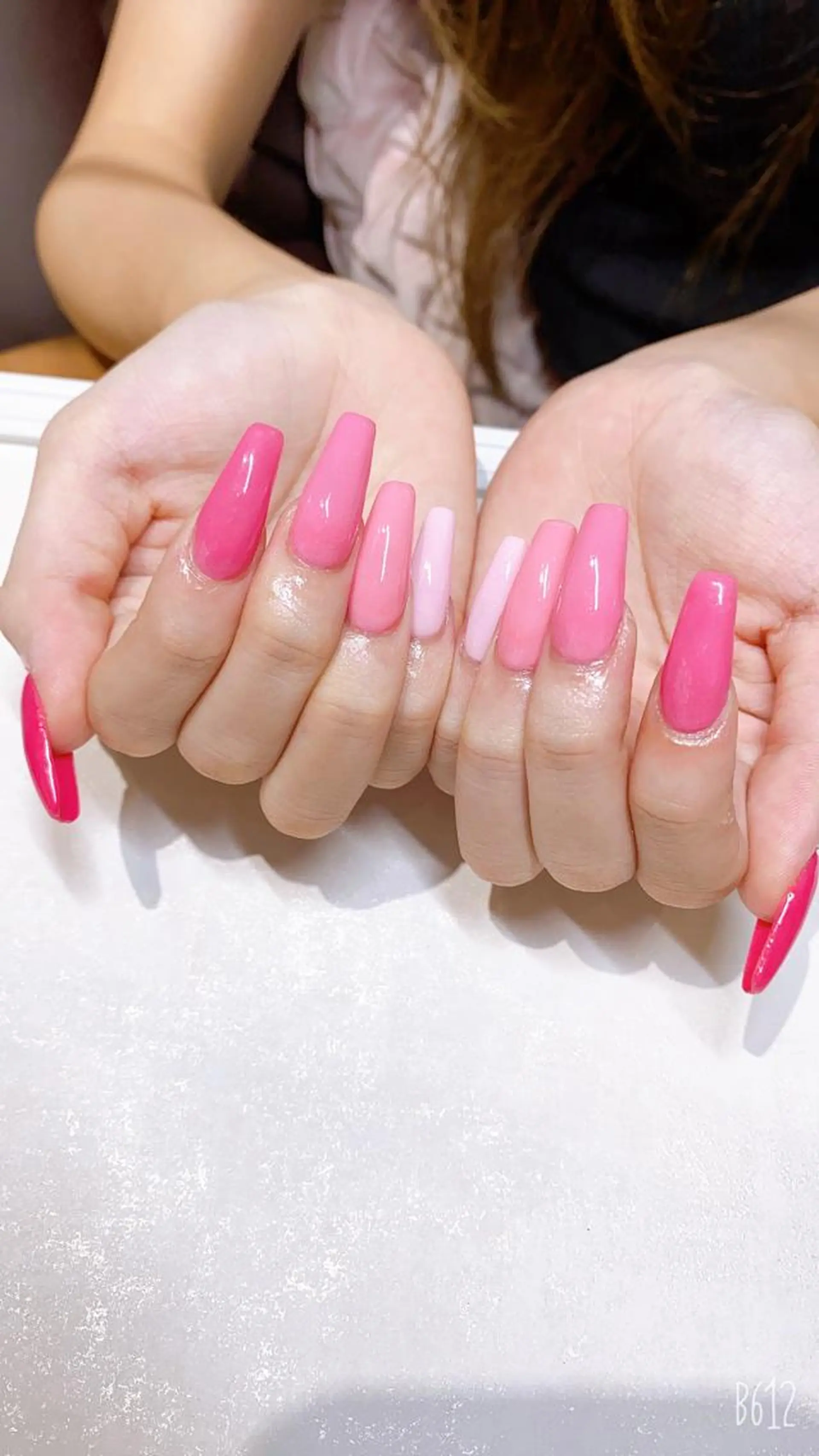 セミロング ハンドネイル JNA認定講師🌸 RIEのネイルデザイン