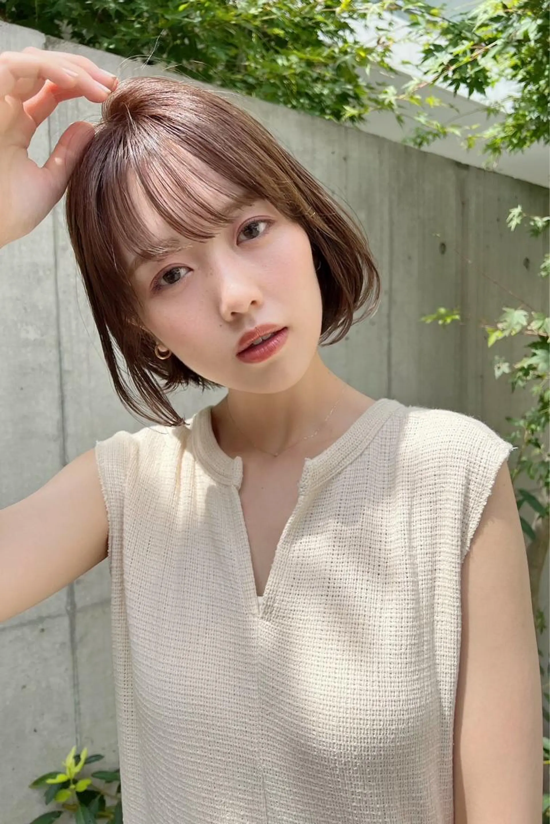 ショート カラー カット L.E.M泉中央店長 小野寺優斗のヘアスタイル