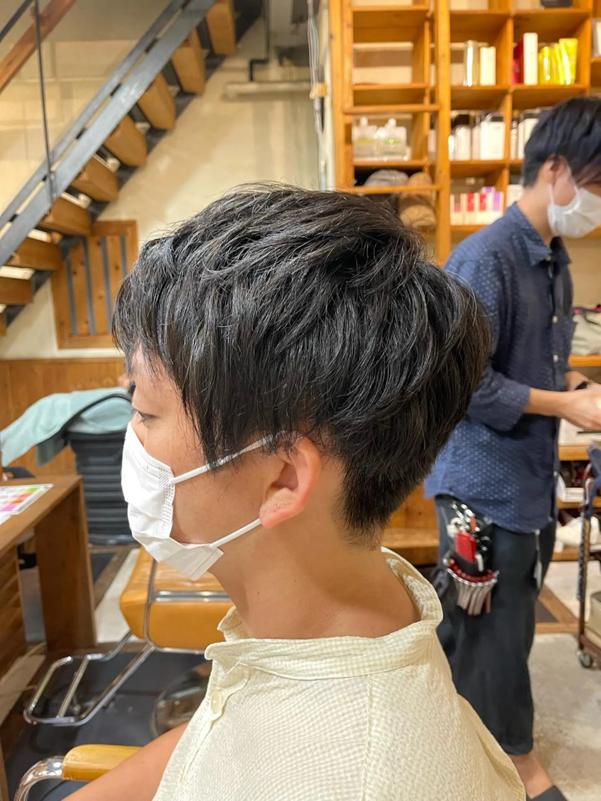 メンズ 女性理容師 さちのヘアスタイル