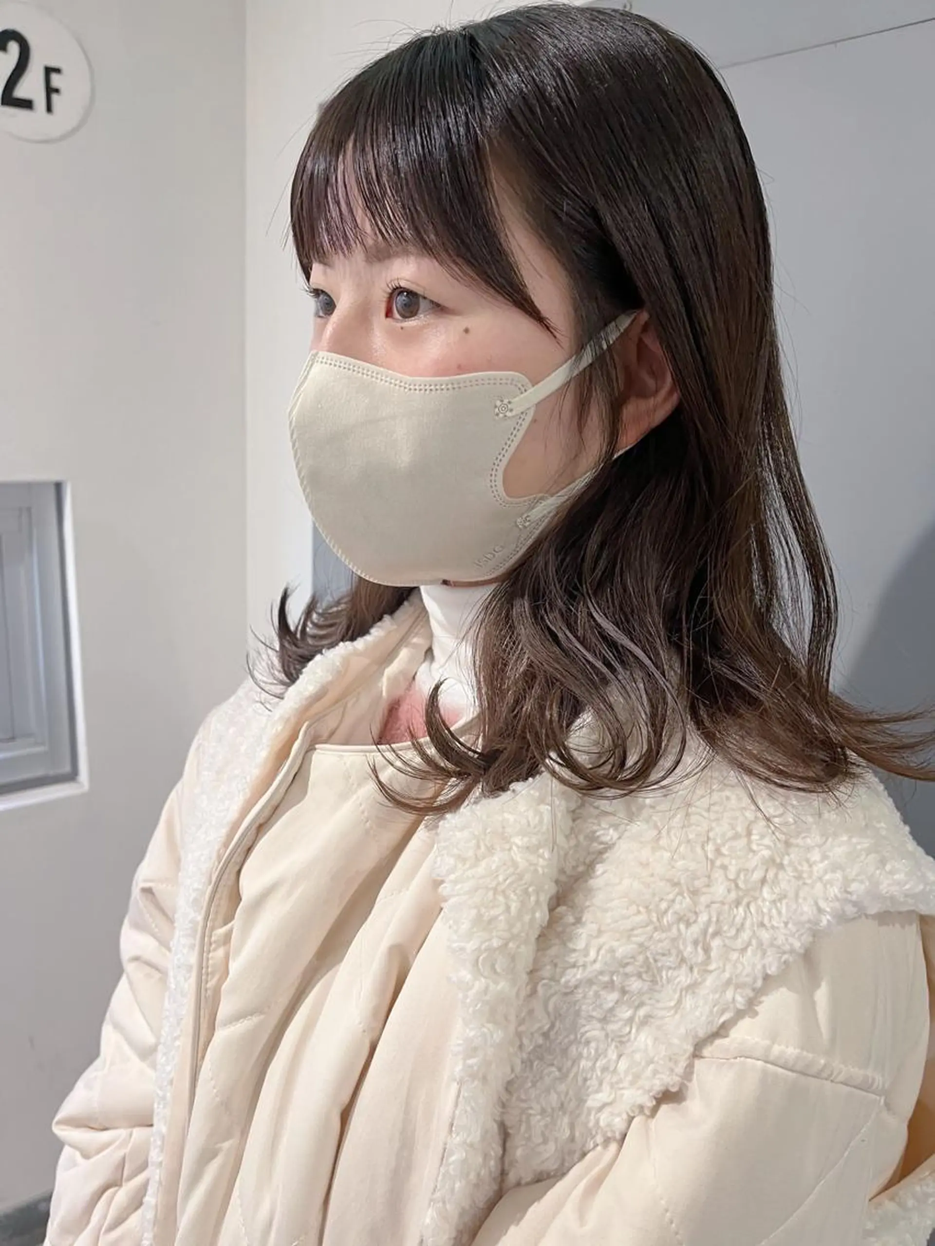 セミロング カラー ヘアアレンジ 🤍清楚系 韓国レイヤー🤍拓朗のヘアスタイル