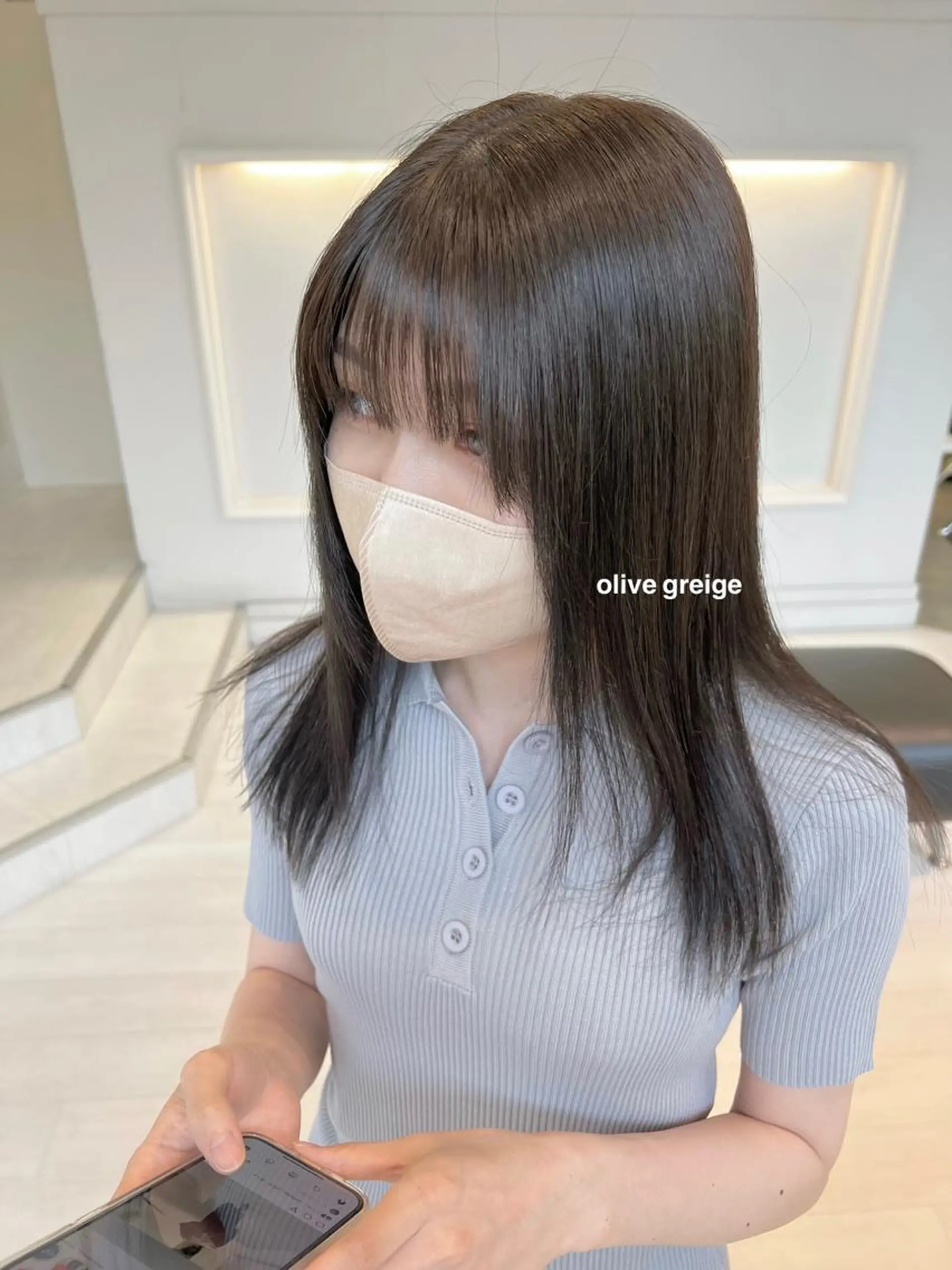 ミディアム Parve Mix /板野妃莉のヘアスタイル