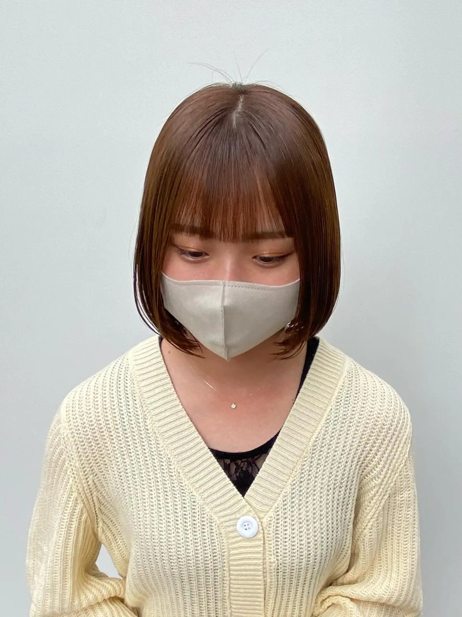 ショート カット Rinka/梅田/ 透け感カラー🤎のヘアスタイル