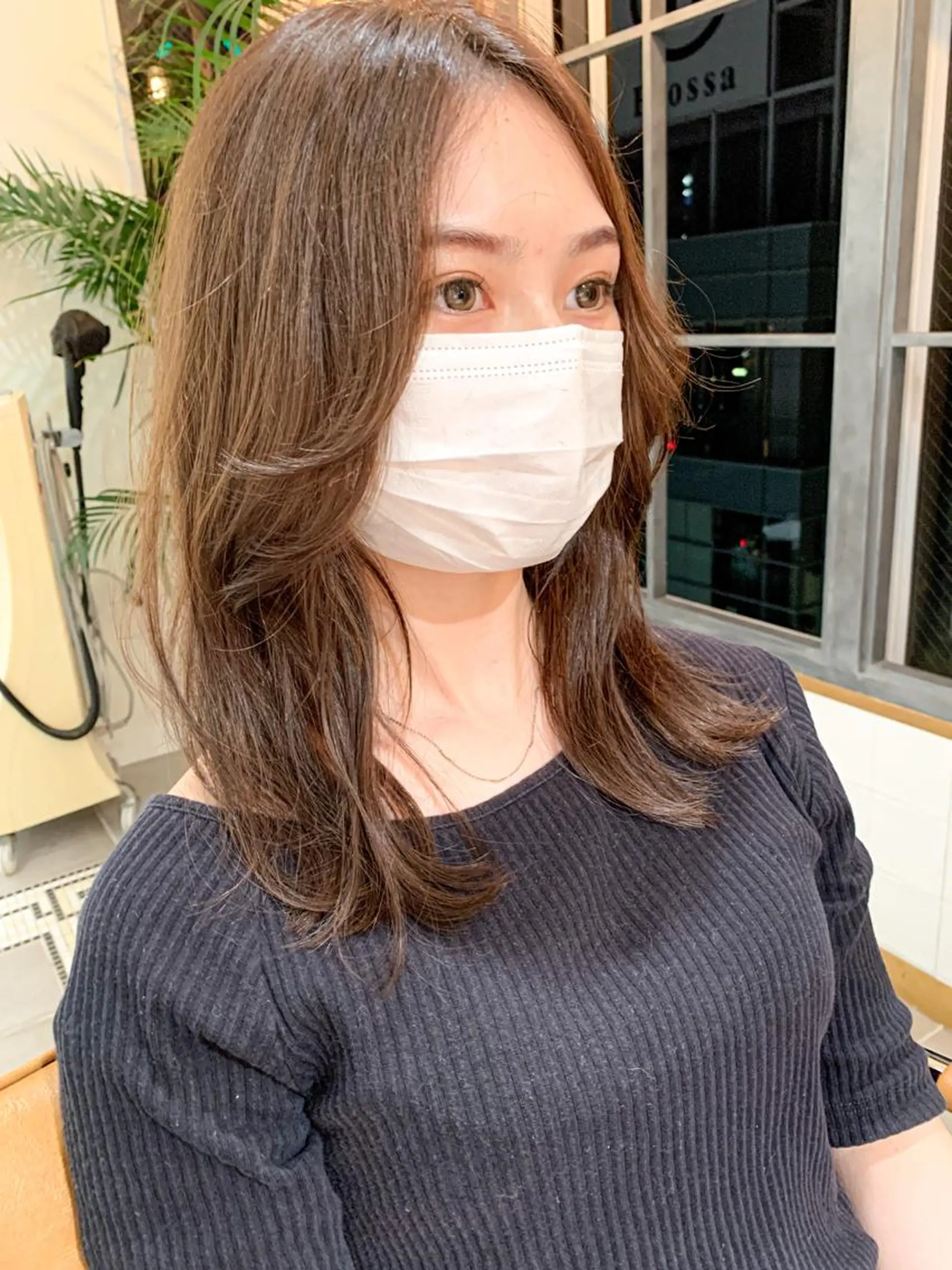 ミディアム 顔周りカット レイヤーカット 似合わせカット レイヤーカット ✨️奥田良太✨️のヘアスタイル