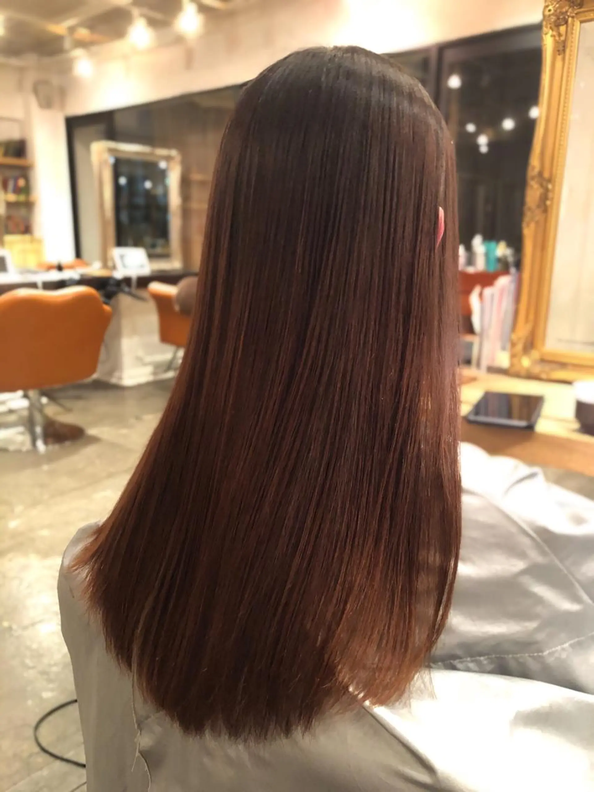 ロング カット 縮毛矯正 トリートメント 韓国風カット/ 髪質改善 黒崎のヘアスタイル