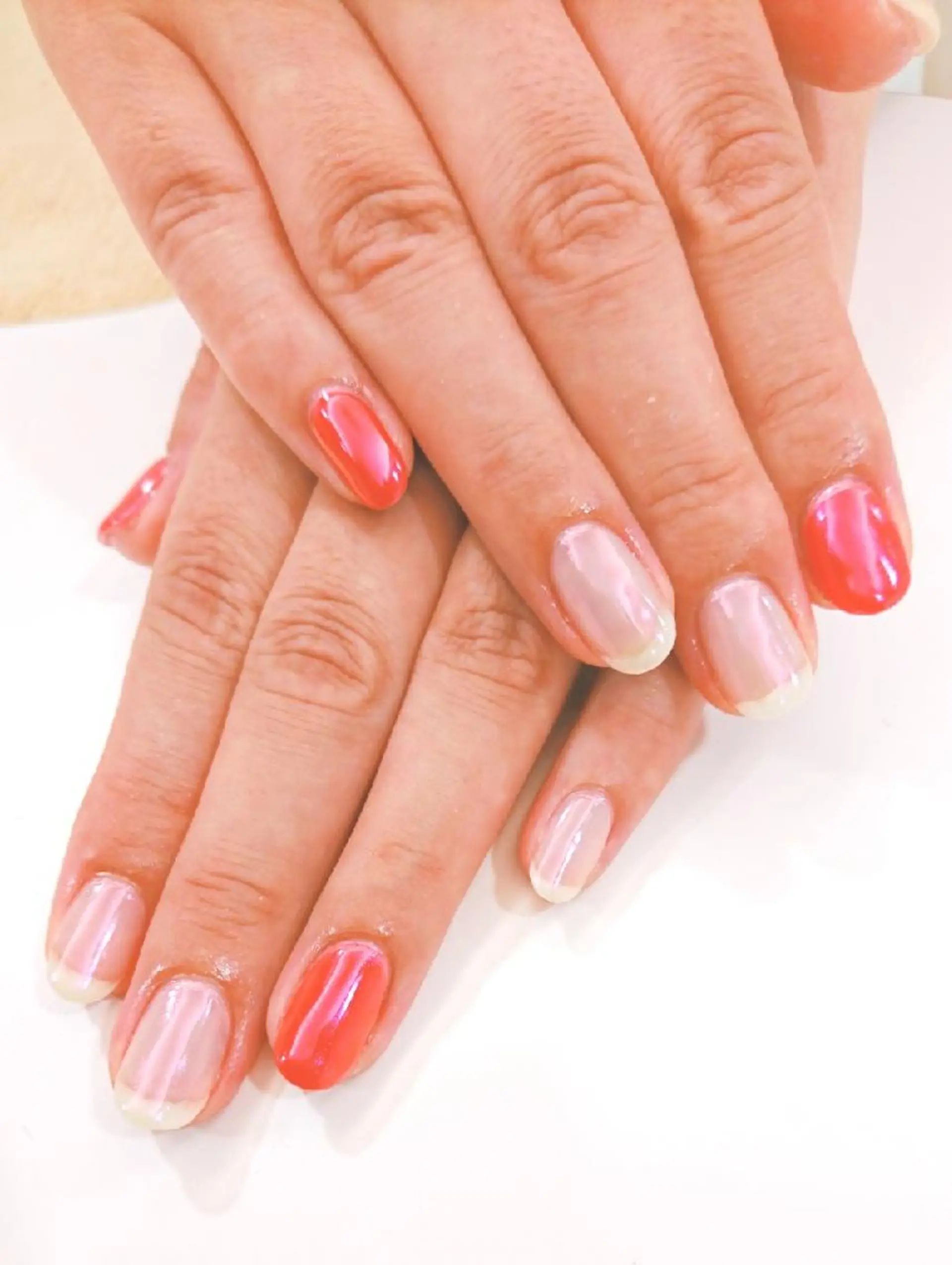 ネイル ミラーネイル ワンカラーネイル ピンク Bianca TANAKAのネイルデザイン