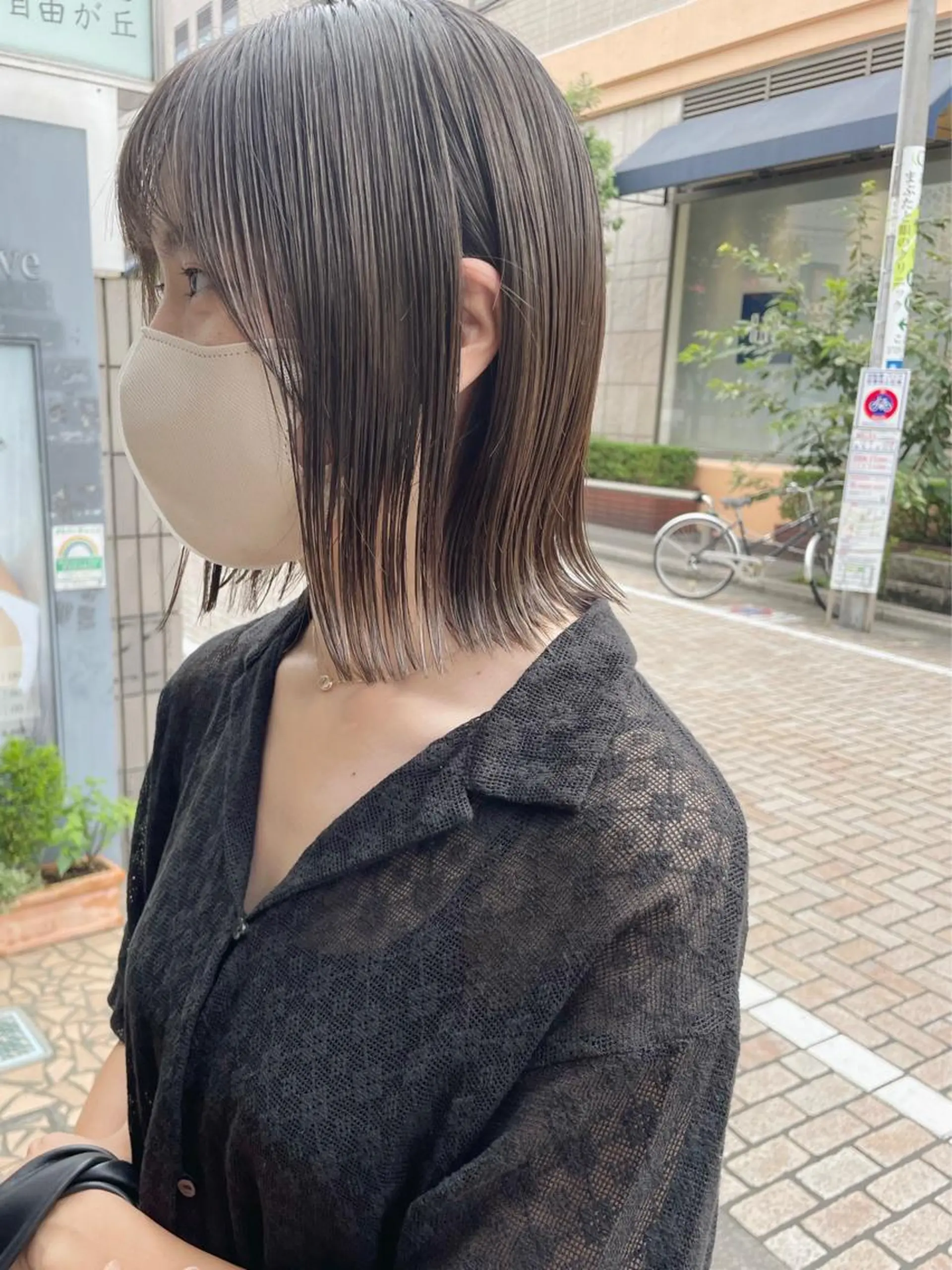 ショート カラー カット ヘアカラー トリートメント 齋藤 咲のヘアスタイル