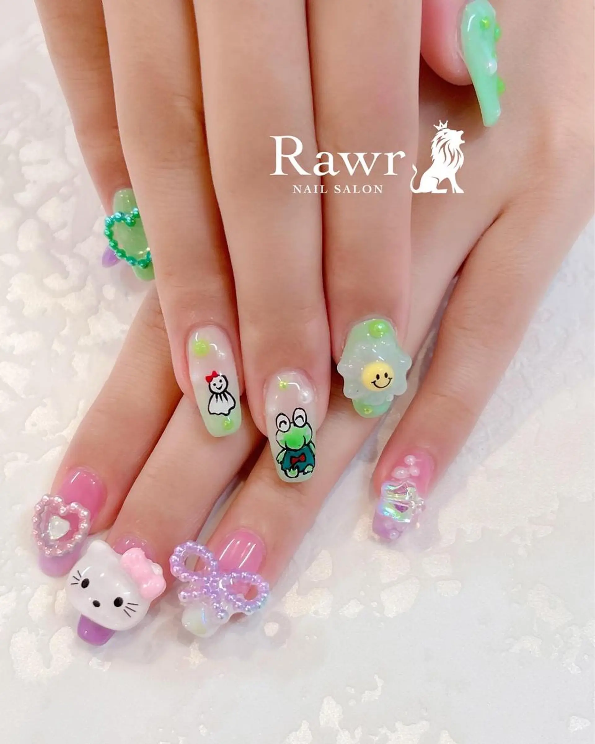 ネイル ハンドネイル Rawr / saoriのネイルデザイン