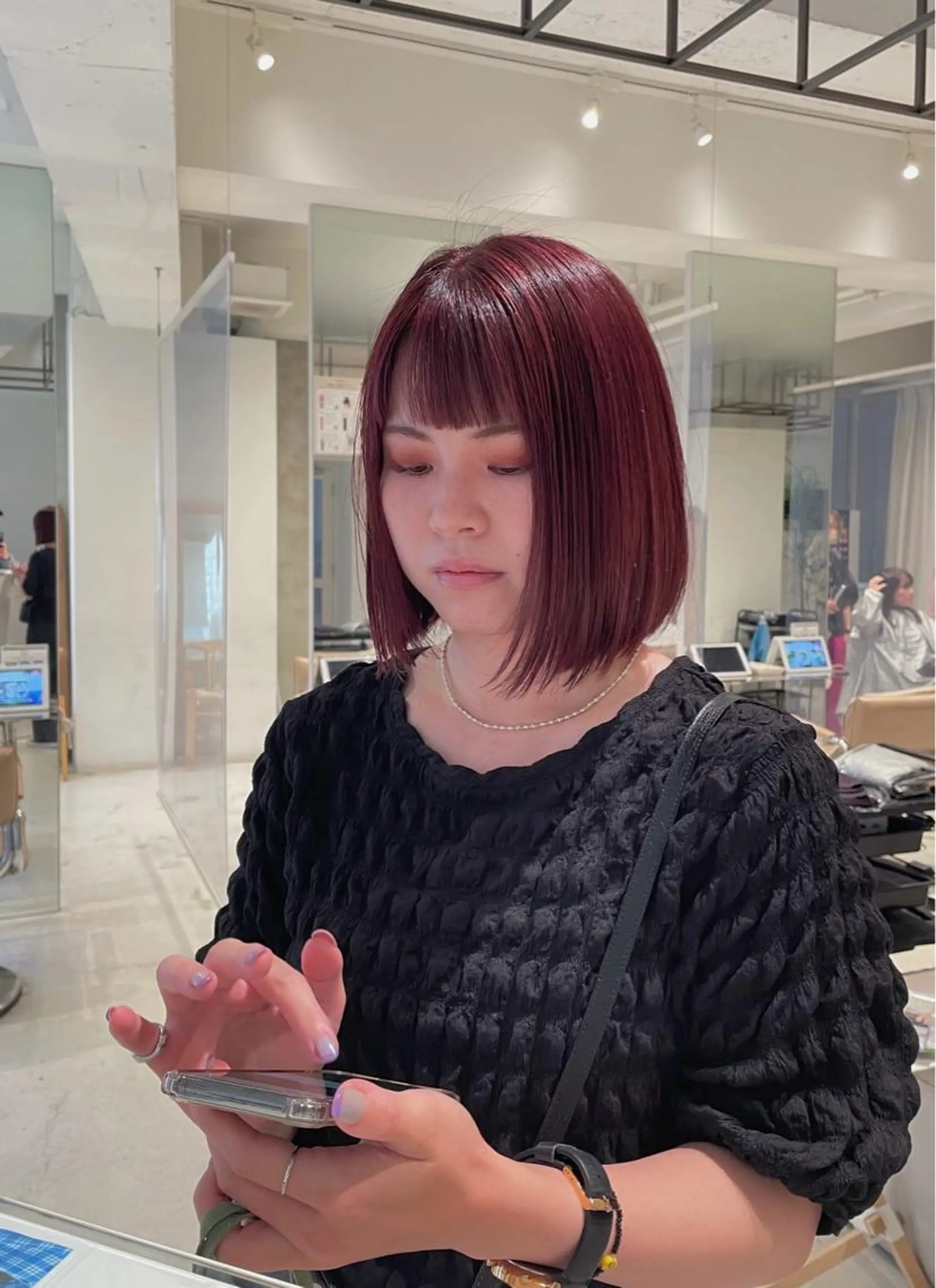 ミディアム カラー ヘアカラー ralme/sol 髙橋一哉のヘアスタイル