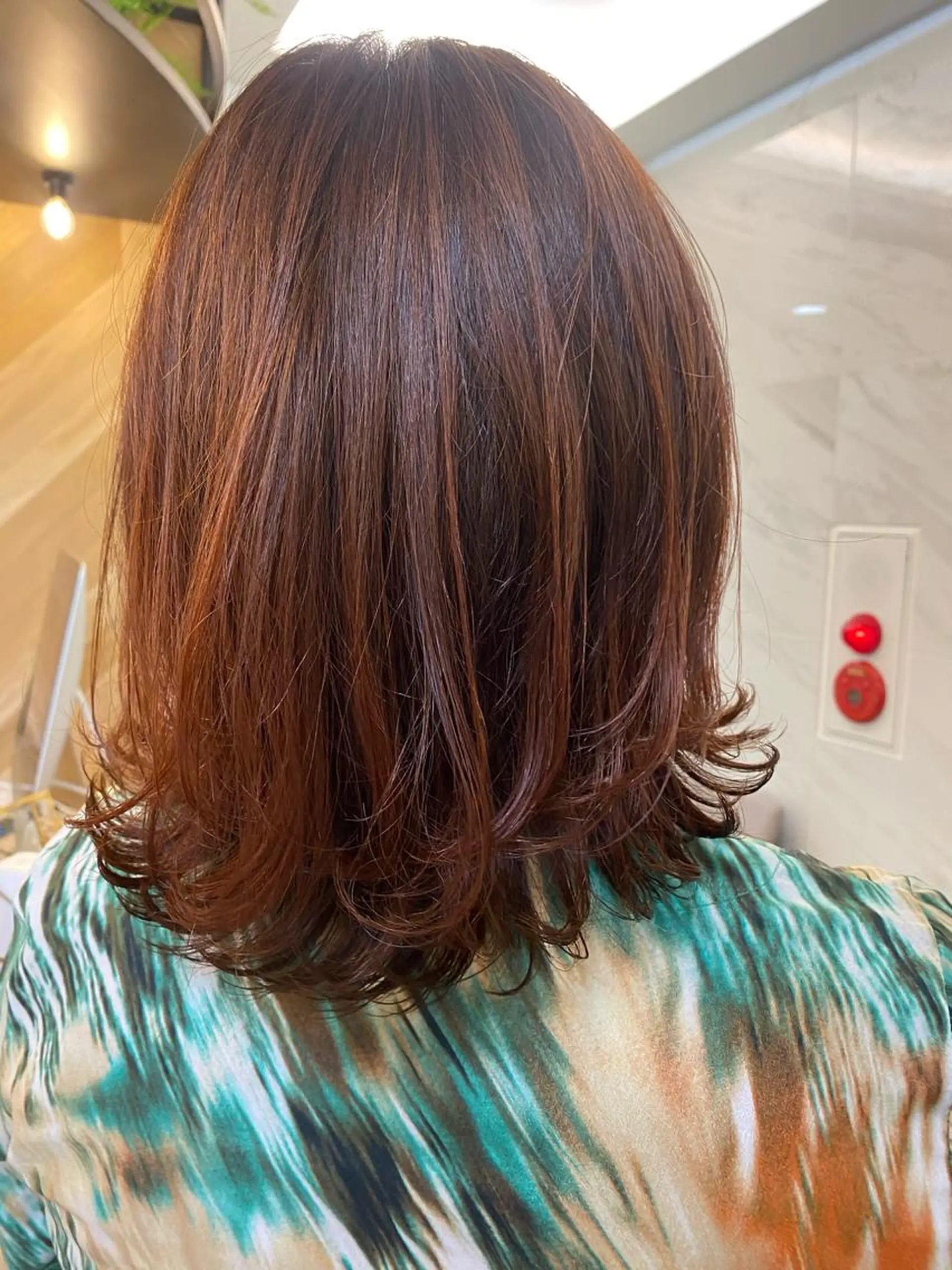 ミディアム おおつき ありかのヘアスタイル