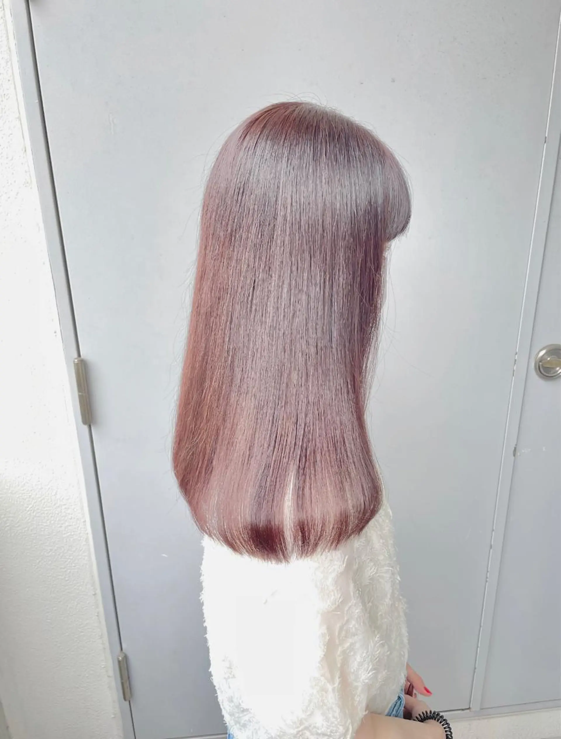 ロング カラー カット ヘアカラー トリートメント ヘッドスパ ヘアセット ベージュカラー💖 やすひろのヘアスタイル