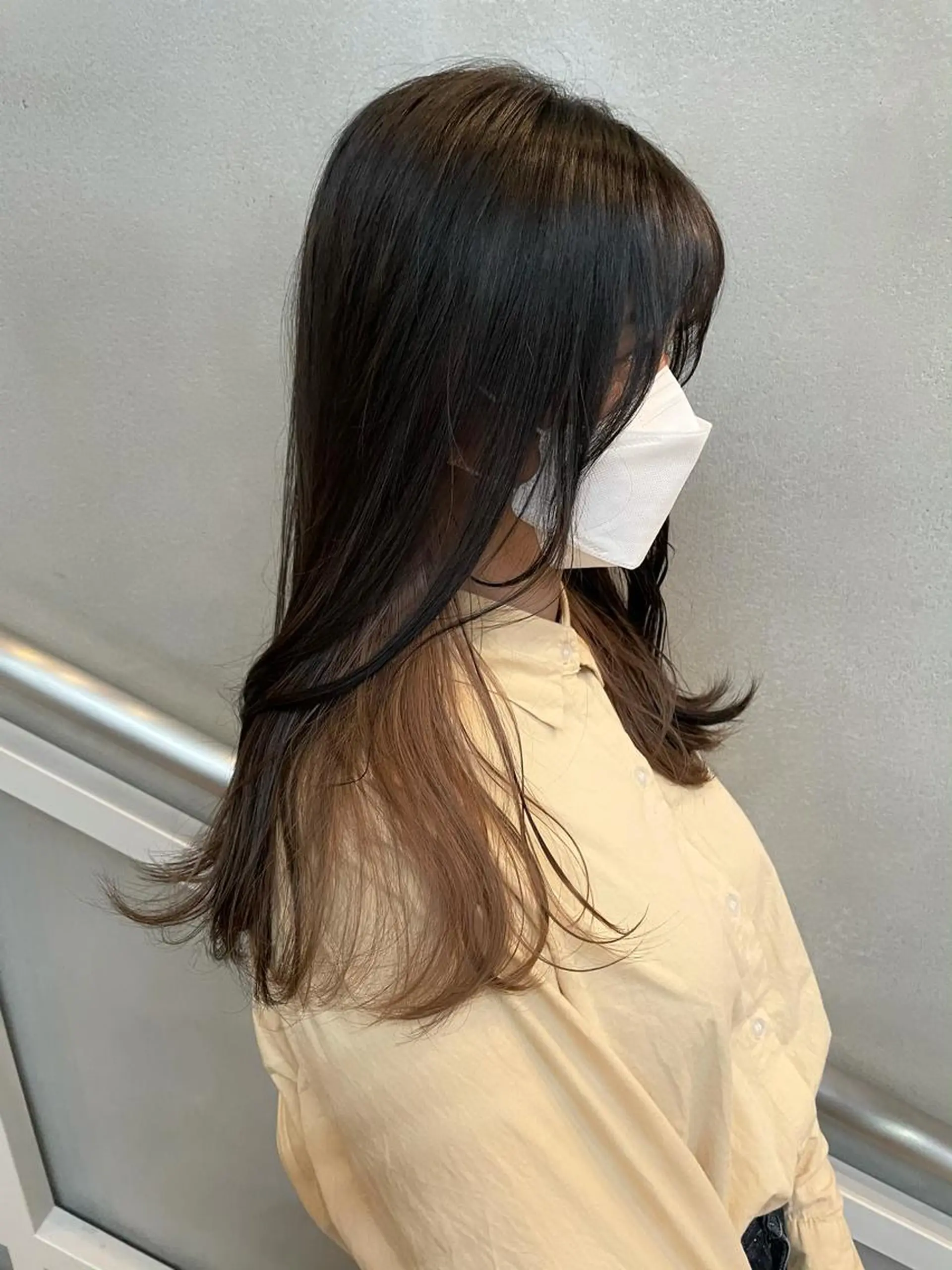 セミロング カラー ベージュカラー 沖縄/ヘアアレンジ /ナカノのヘアスタイル