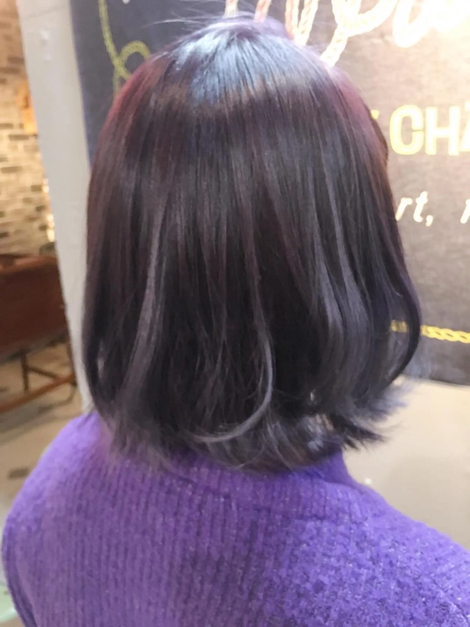 ミディアム カラー アッシュ ブリーチ ラベンダーカラー ラベンダーアッシュ 代表 中島貴志のヘアスタイル