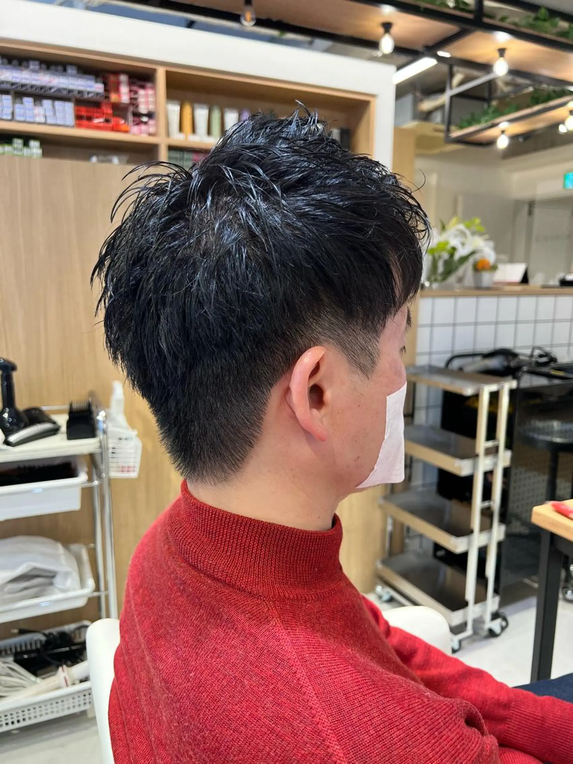 ショート メンズ ビジネス マッシュ 刈り上げ bloomsweet 鈴木駿平のヘアスタイル