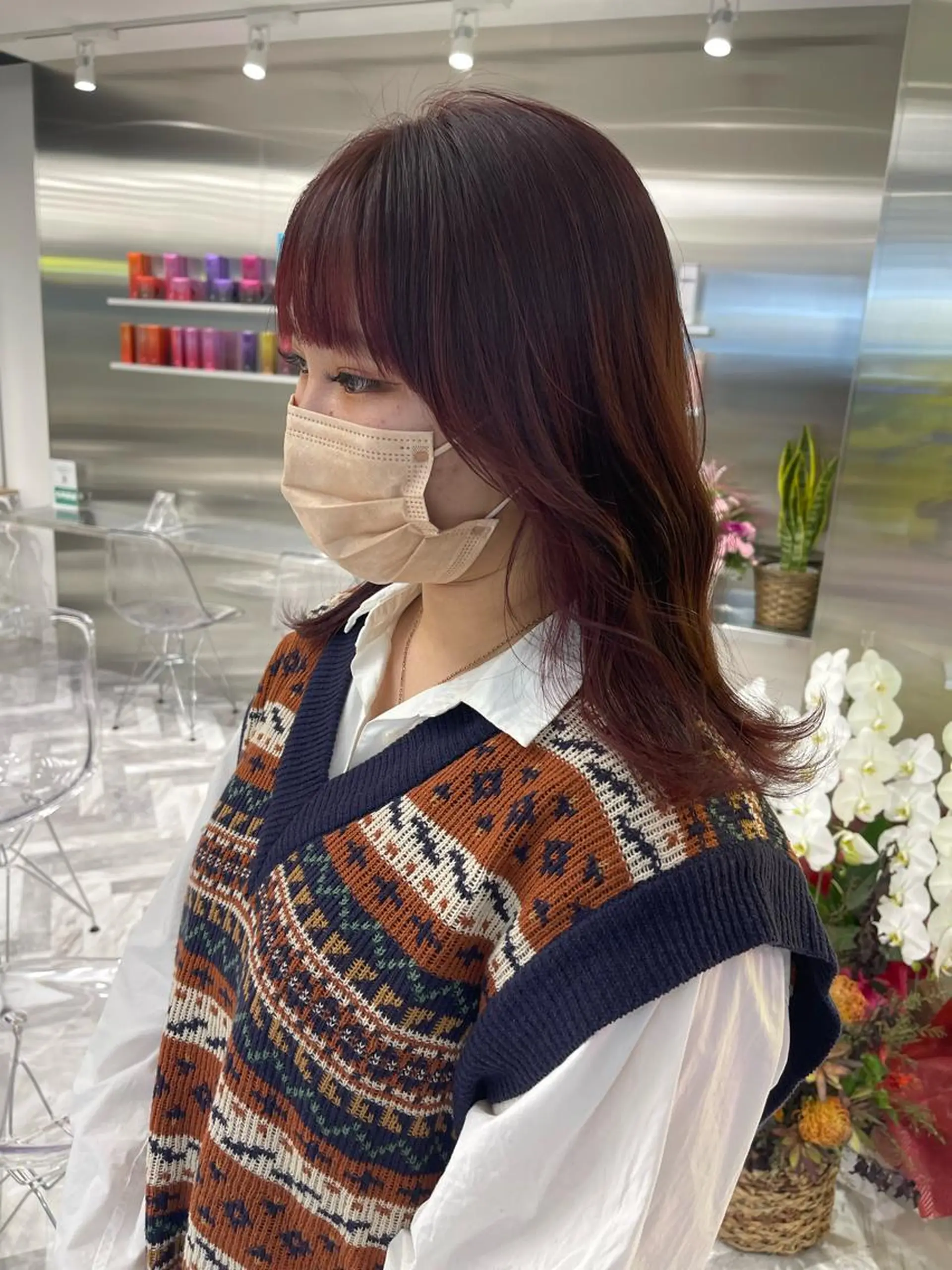 カラー ヘアカラー ユナ🌙 nailのネイルデザイン