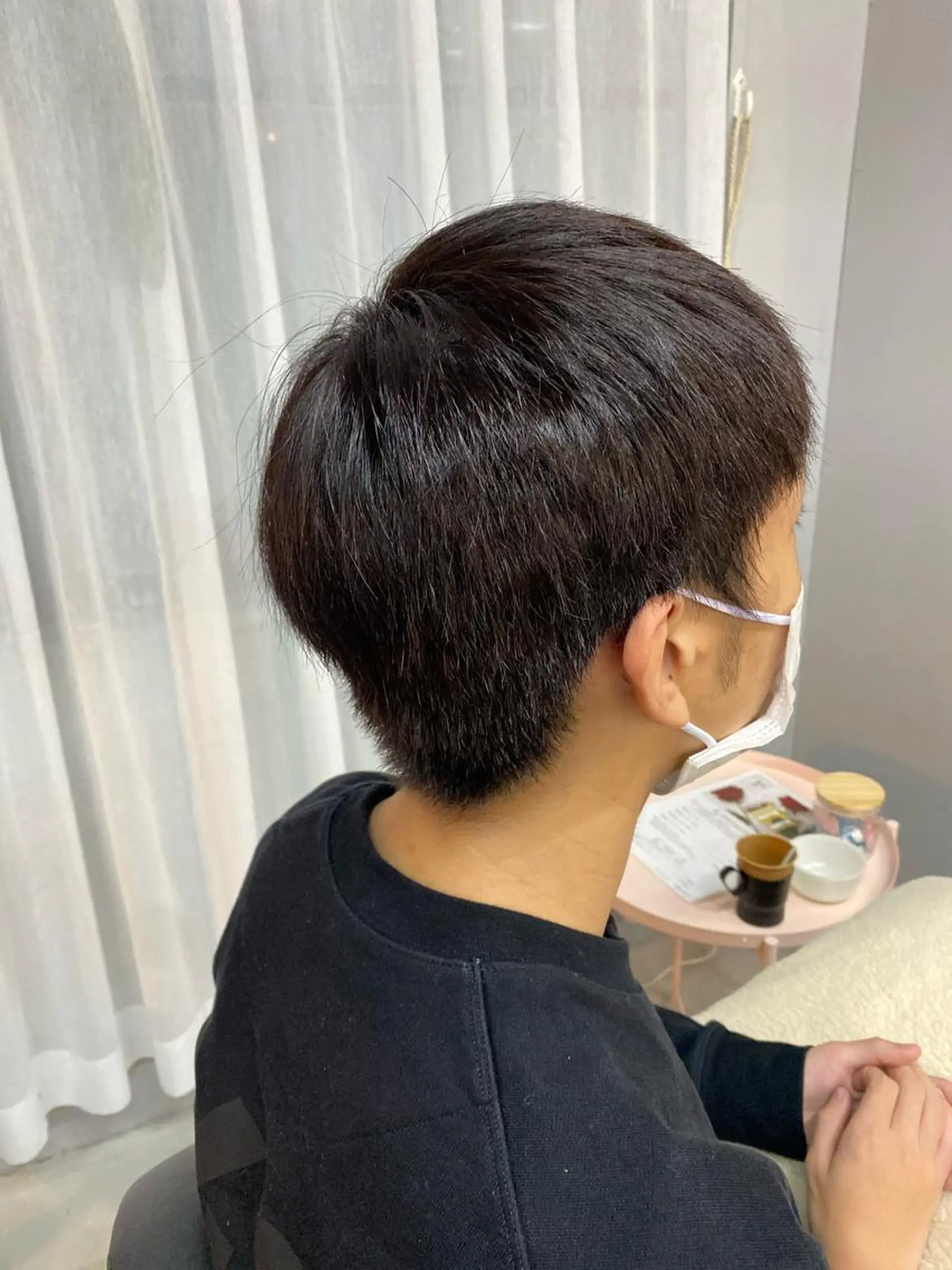 ショート カラー ヘアアレンジ メンズ ネイル マツエク・マツパ アイブロウ chapter問屋町 💘小室明華のヘアスタイル