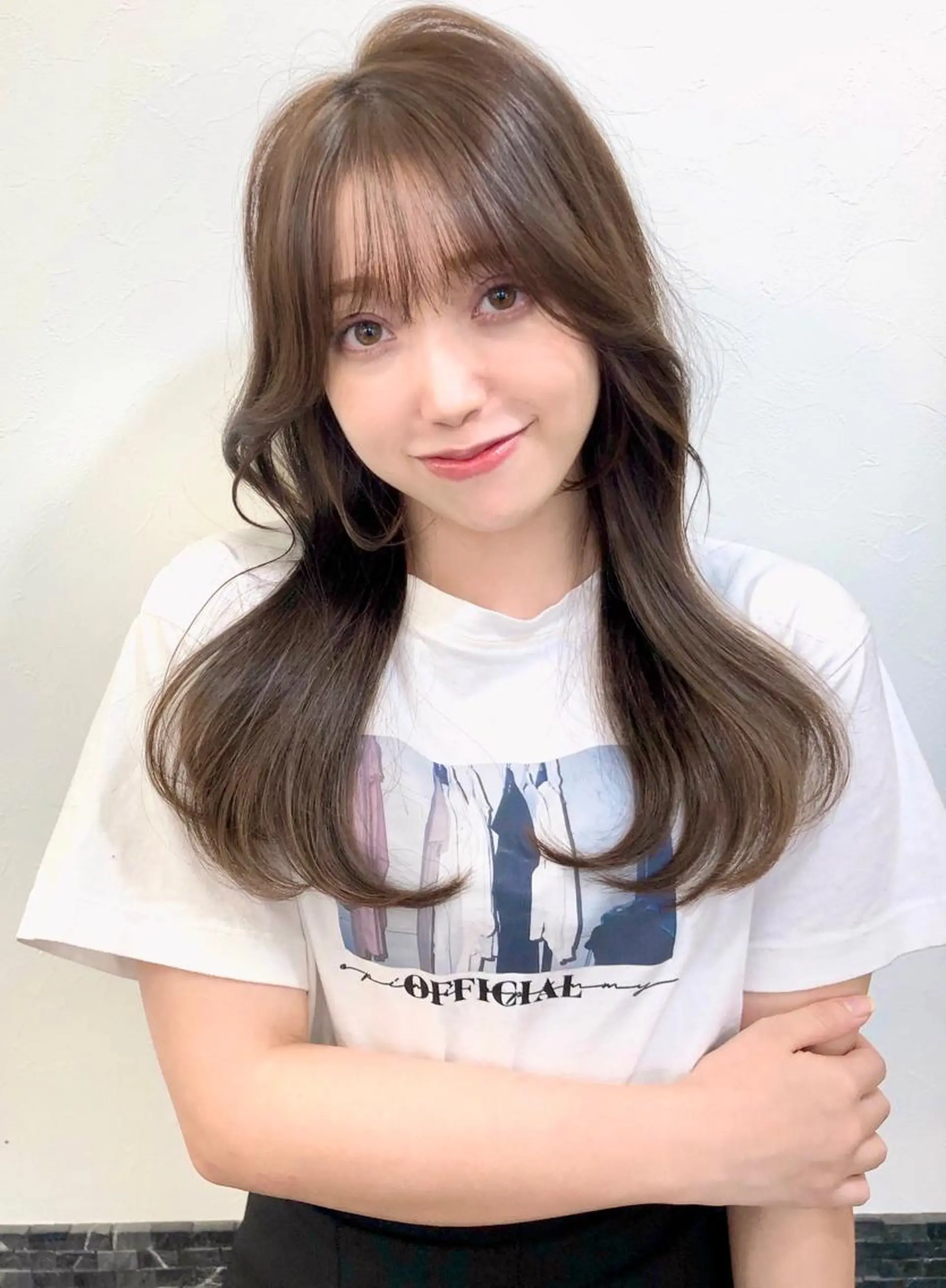 ロング カラー 透明感カラー 韓国風ヘア カット ヘアカラー トリートメント トレンドヘア🌿 chinariのヘアスタイル