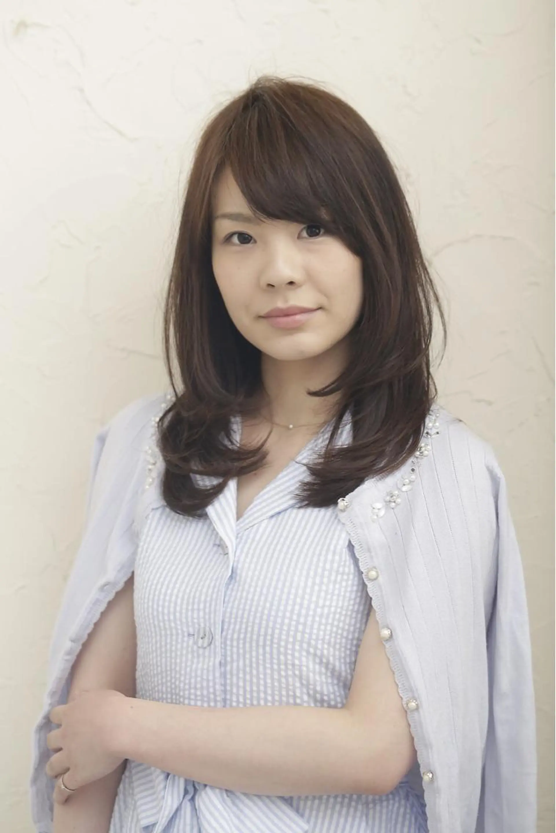 セミロング ロング レイヤーカット 平 一裕のヘアスタイル